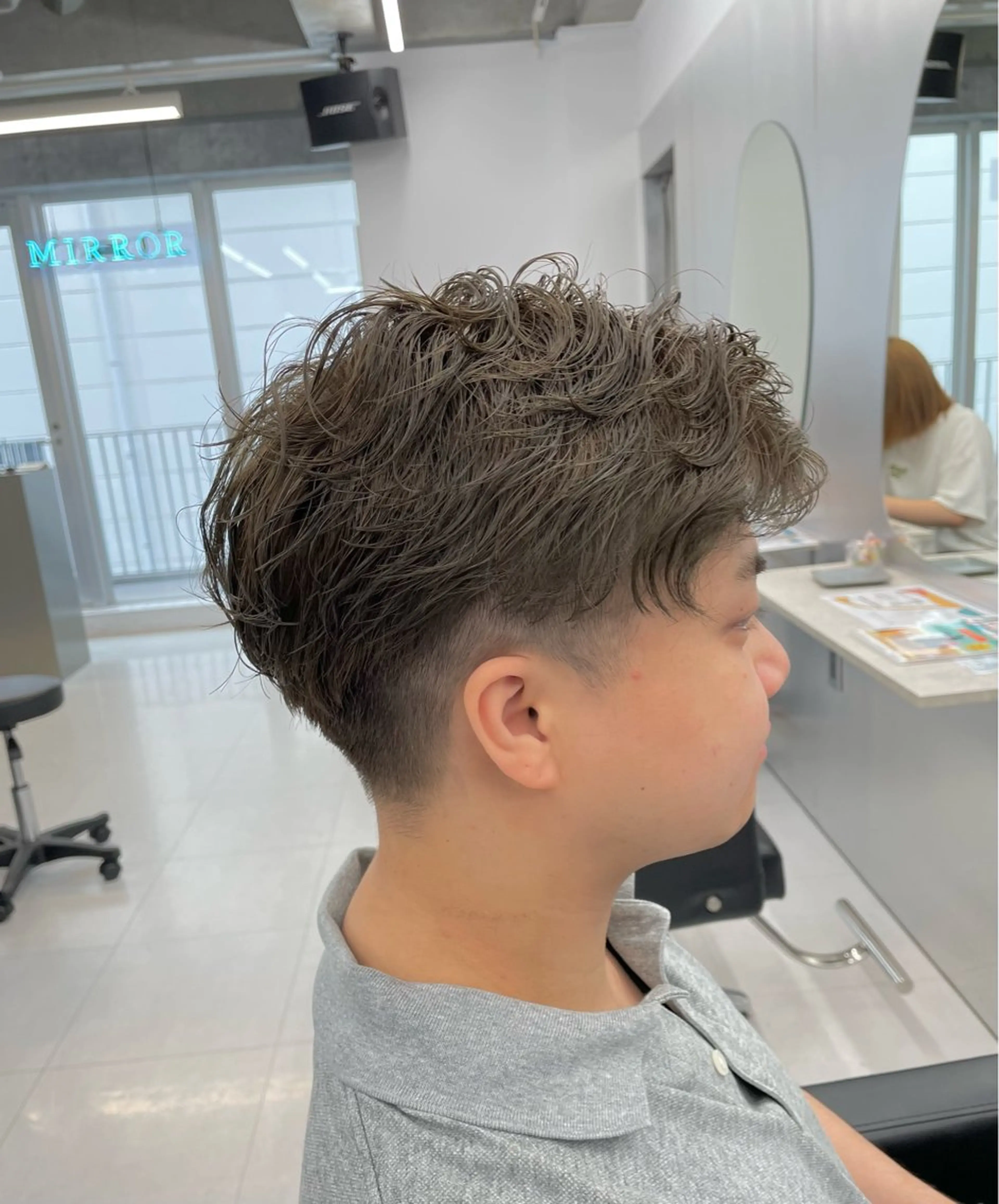 ショート メンズ カット ヘアカラー トリートメント ʜᴀʀᴜᴋᴀ♱メンズ ウルフ/ブリーチのヘアスタイル