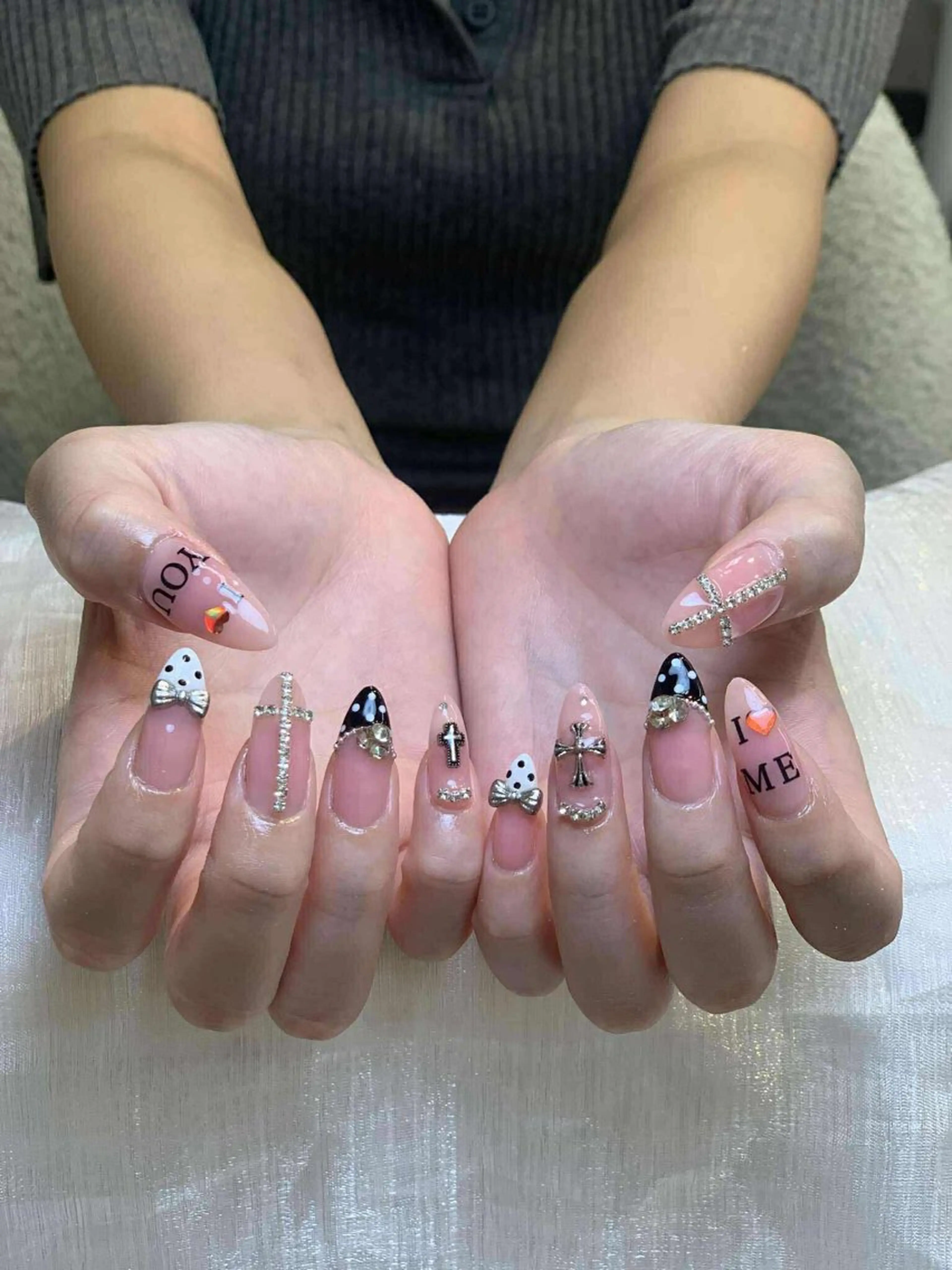 ネイル アートネイル フレンチネイル ジェルネイル ニュアンスネイル オフィスネイル ハンドネイル Jenn Nail Shinokuboのネイルデザイン