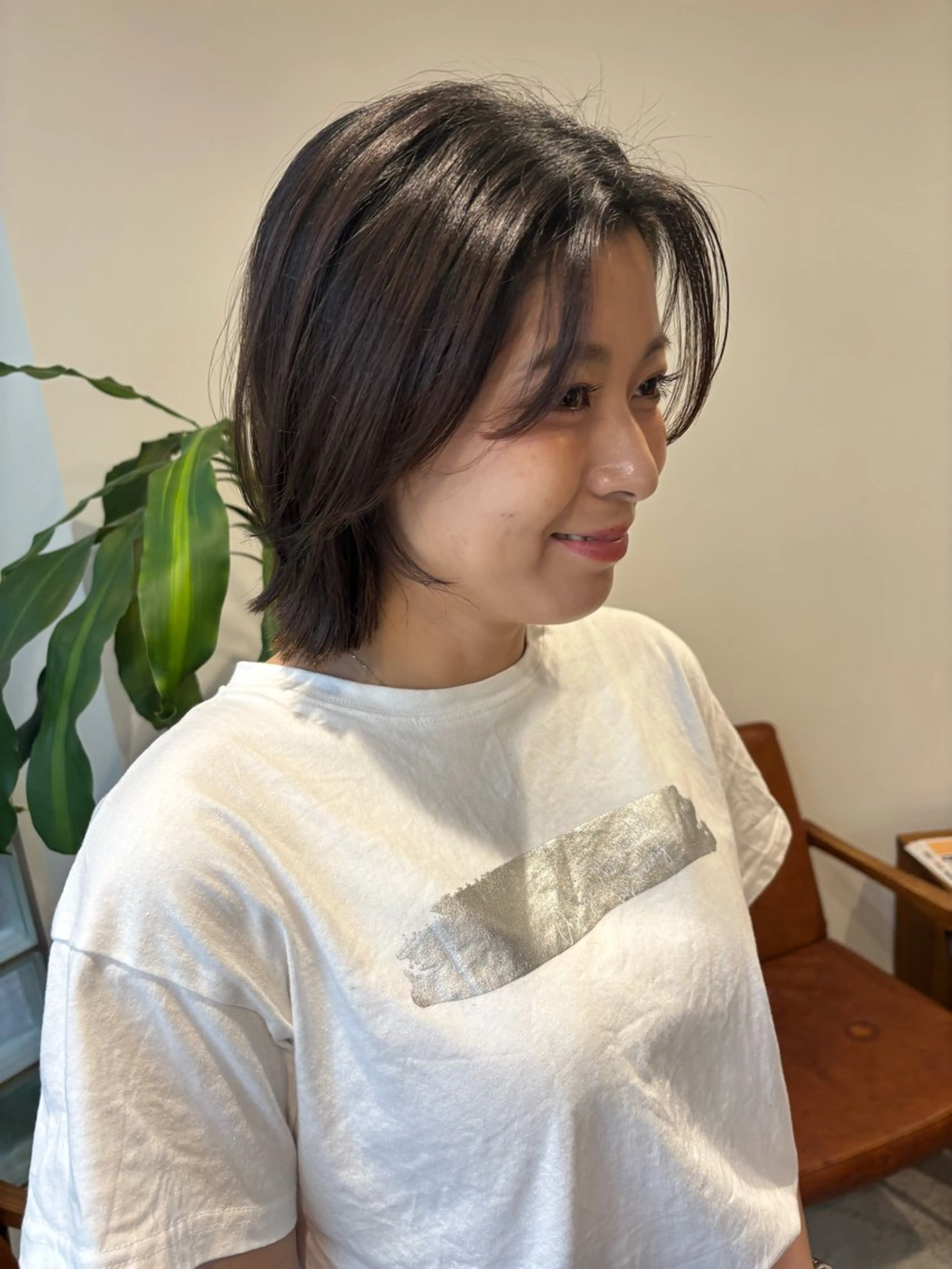 ミディアム ボブレイヤー ボブ レイヤーカット カット 梅田美容室/カット /Maoのヘアスタイル