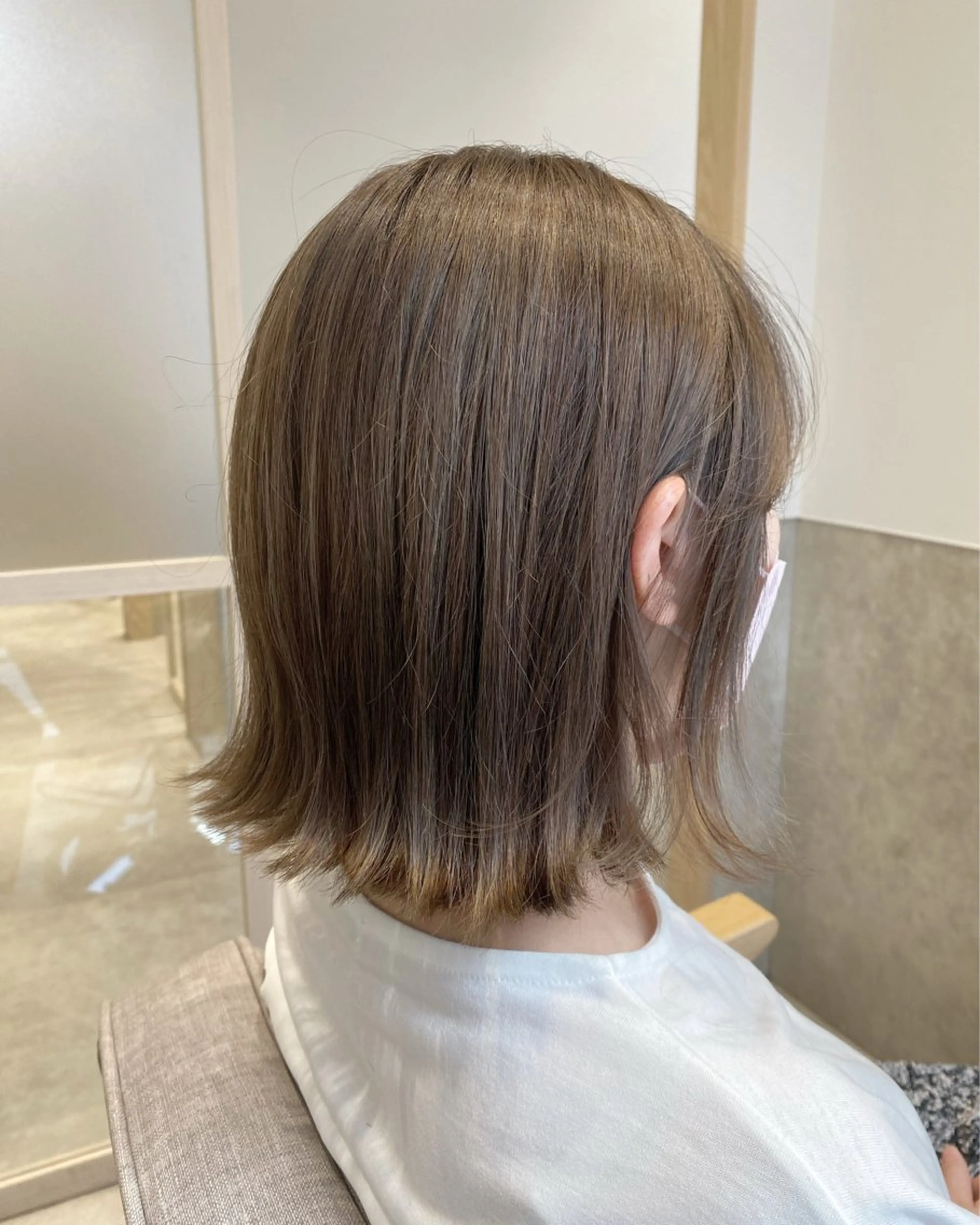 ショート カラー パーマ ヘアアレンジ ボブ くびれヘア 韓国風ヘア デジタルパーマ 中顔面短縮カット🪽 レイヤー🥀コウヘイのヘアスタイル