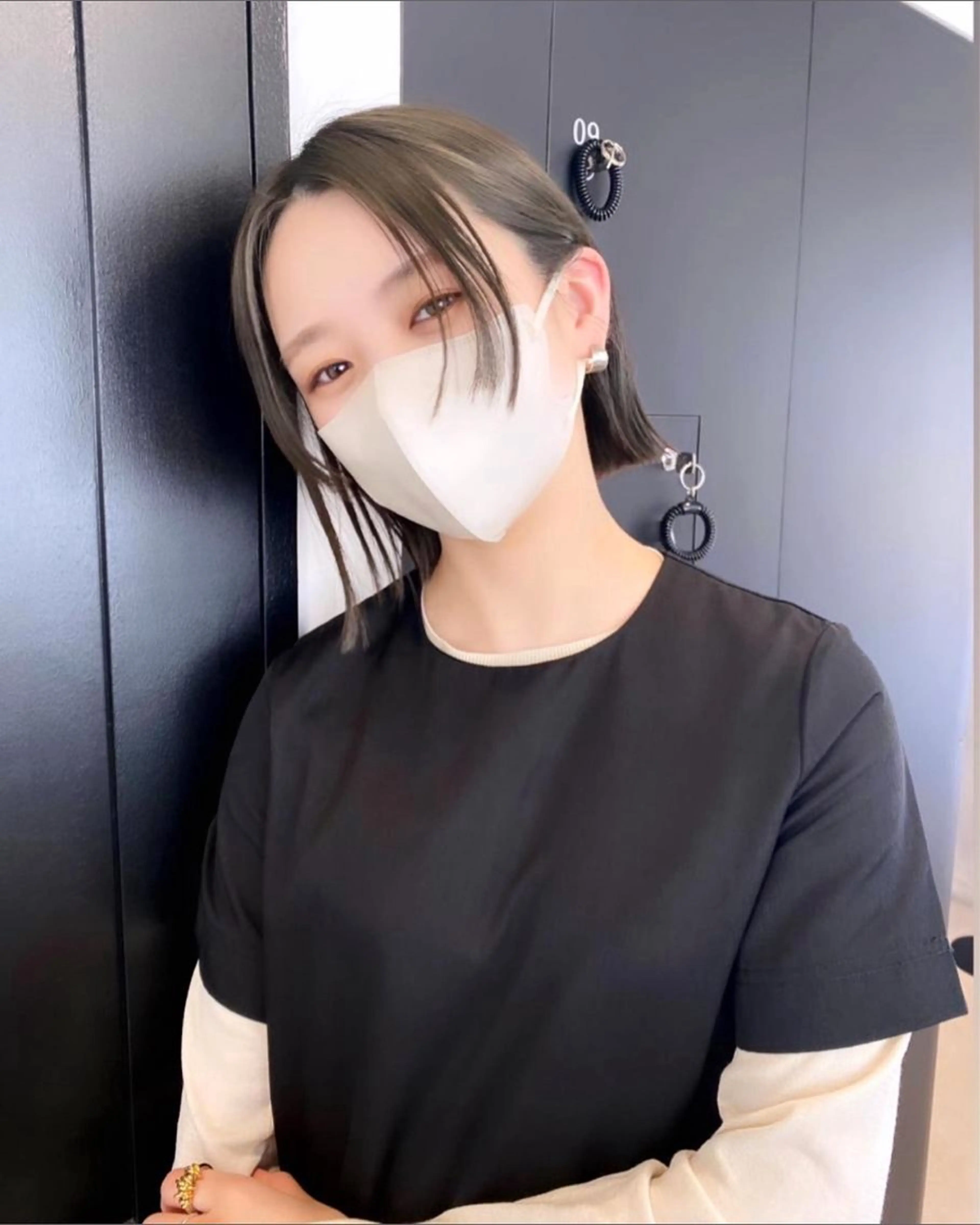 ミディアム カラー カット ヘアカラー マンツーマン半個室 tamuraのヘアスタイル