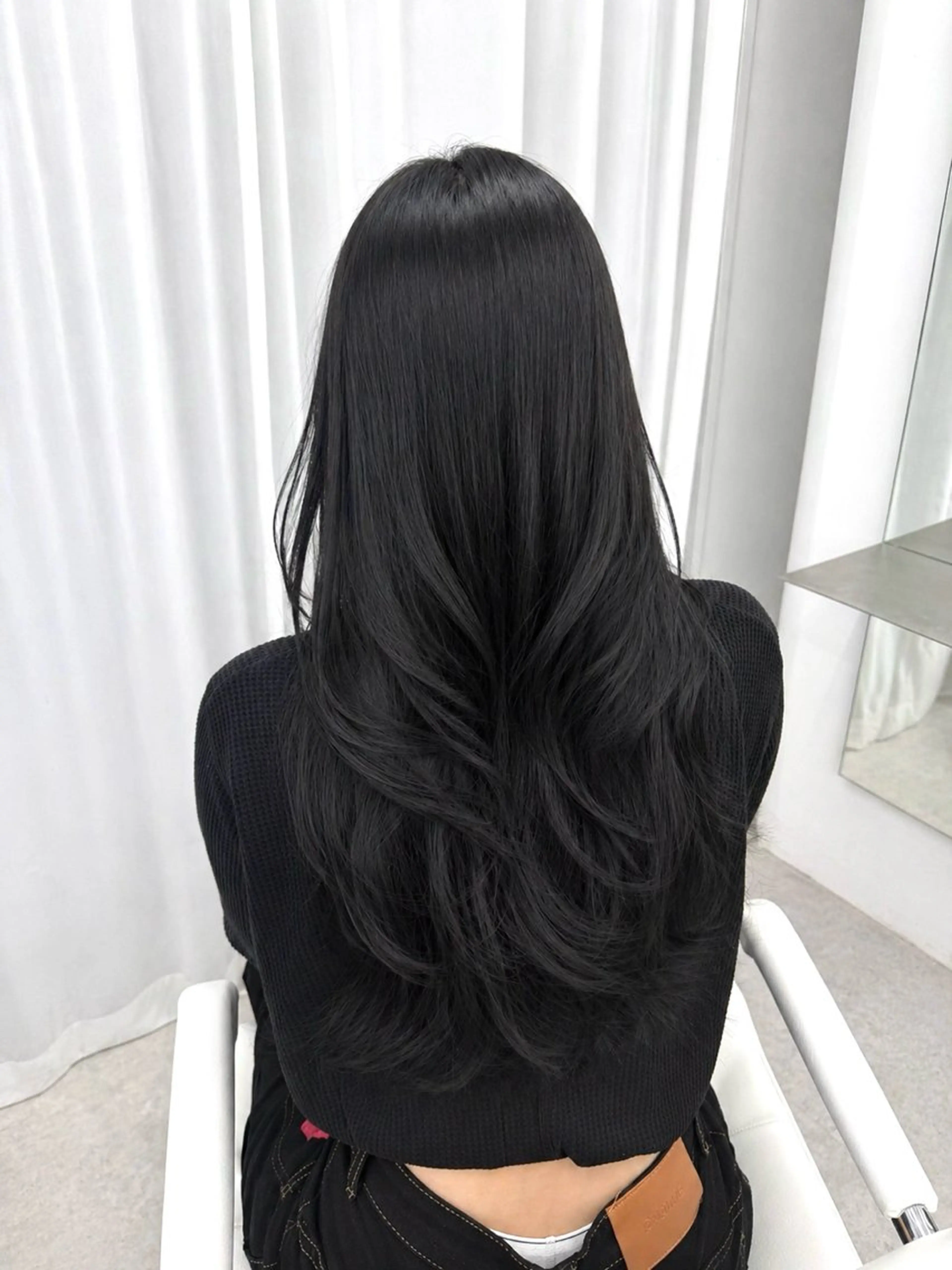 ロング カラー 松永 凜花のヘアスタイル