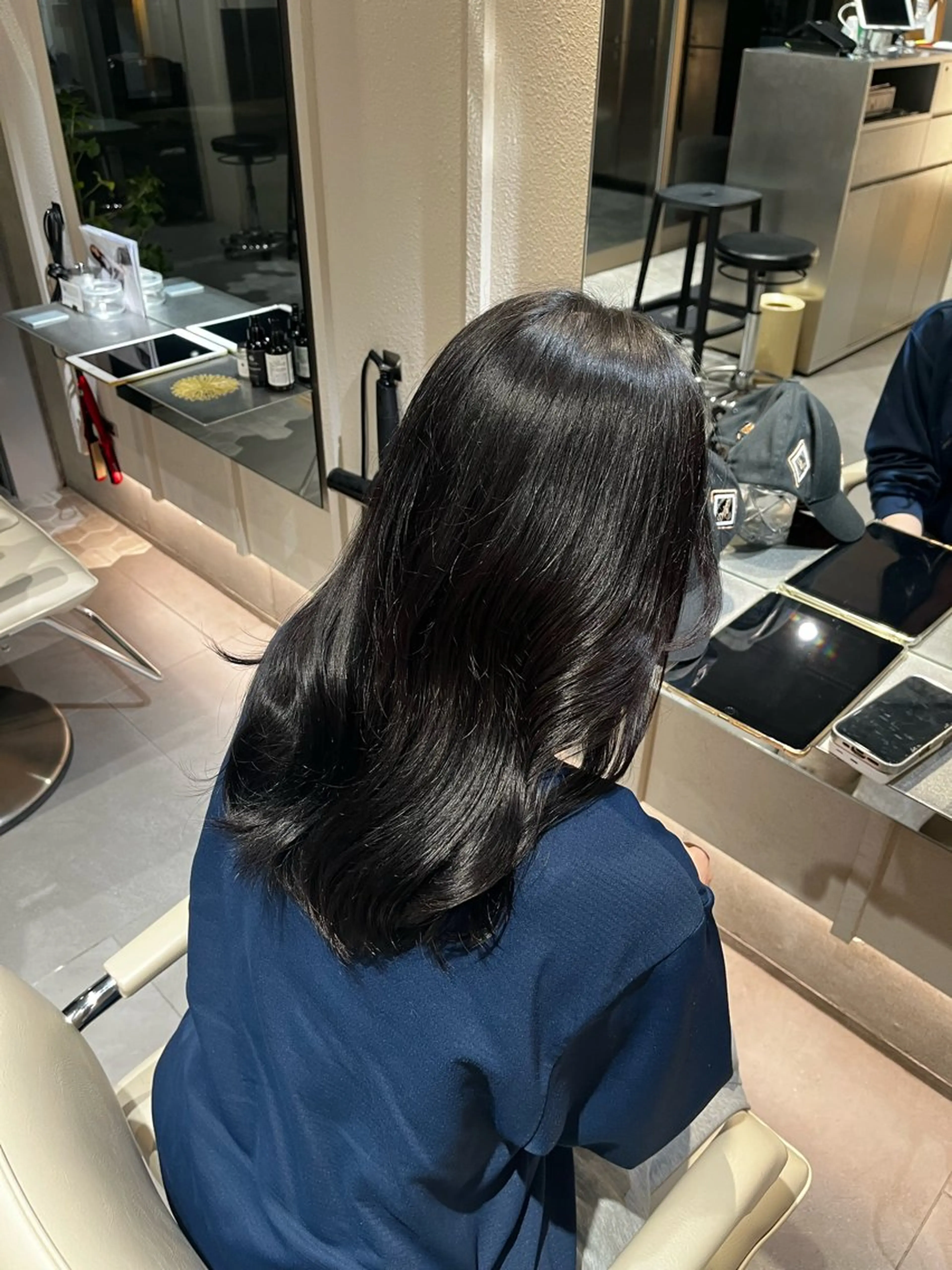 カラー 透明感カラー ヘアカラー トリートメント ヘッドスパ 地毛風カラー/ NaRuのヘアスタイル