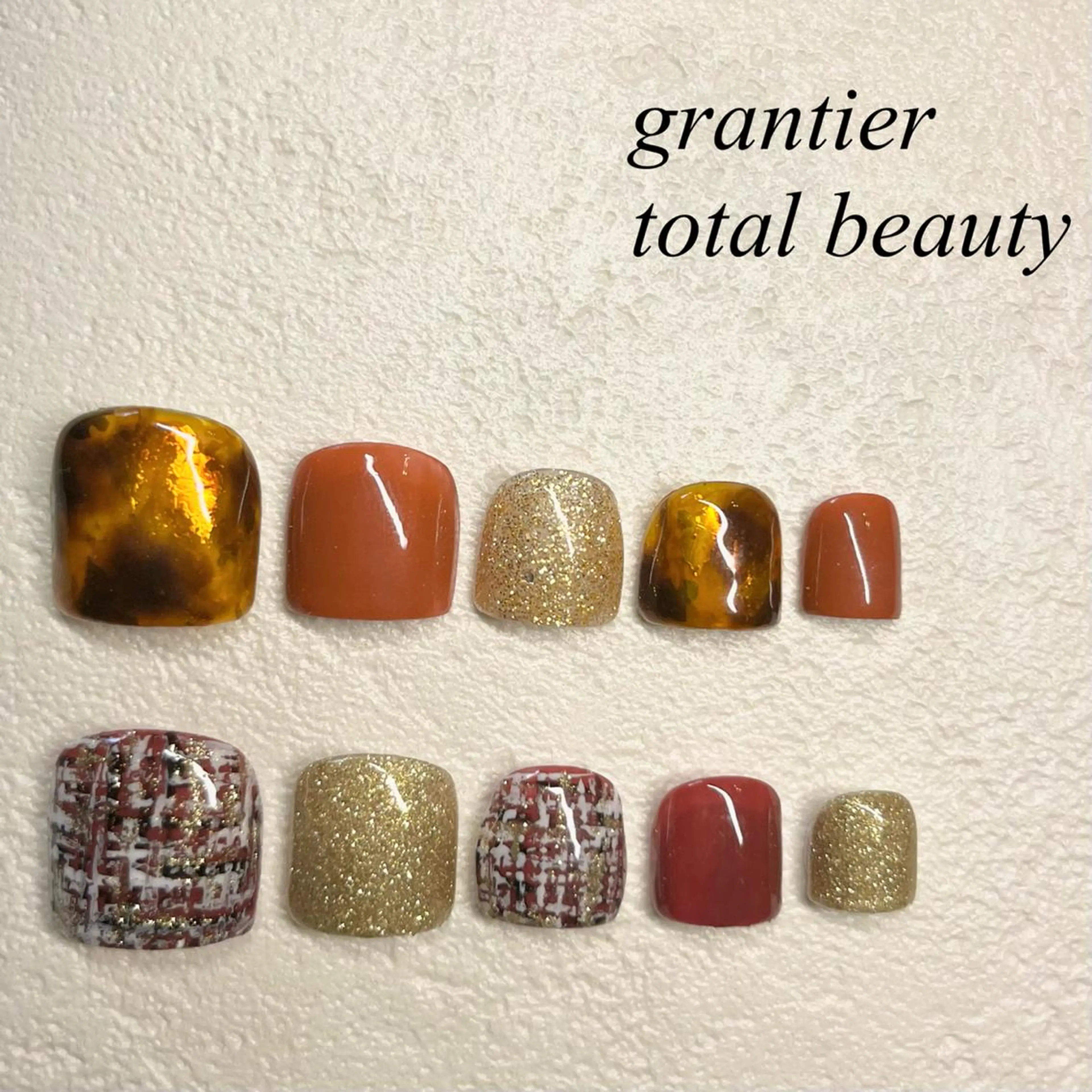 ネイル フットネイル フットネイル grantier beautyのネイルデザイン