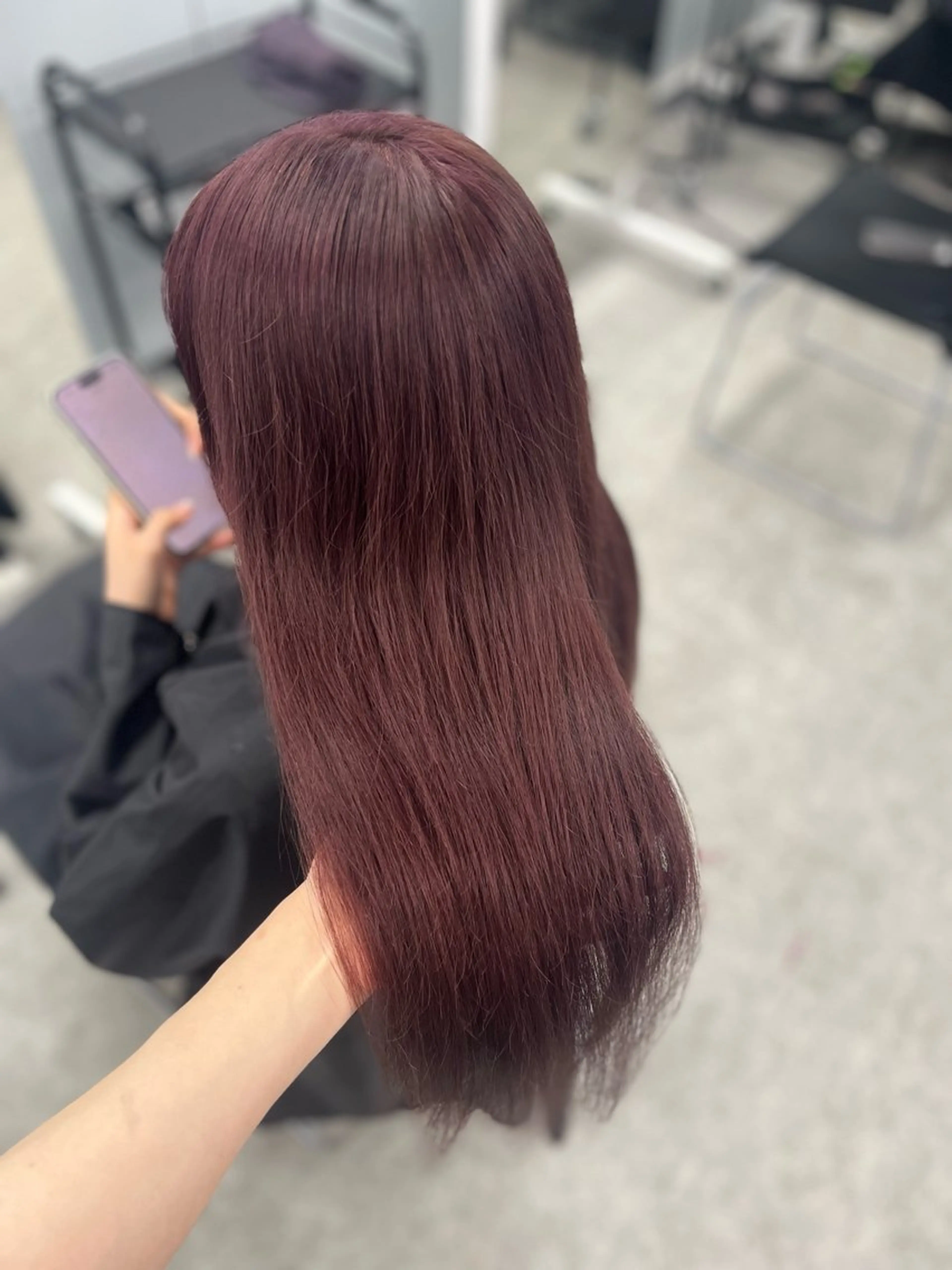 カラー ベージュ・ラベンダー カラー🎀りりのヘアスタイル