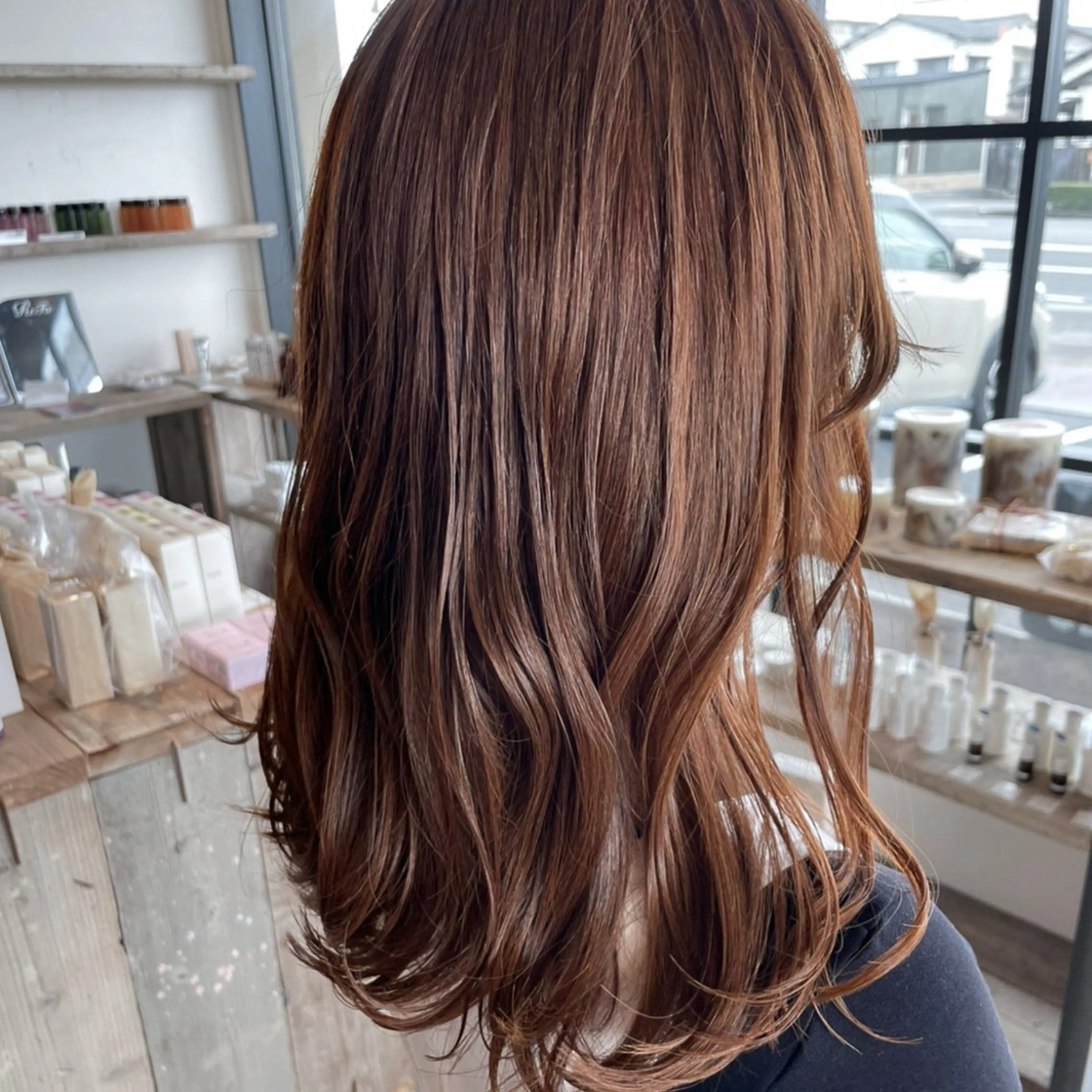 カラー ヘアカラー トリートメント 透明感カラー/パーマ 🌀アオノのヘアスタイル