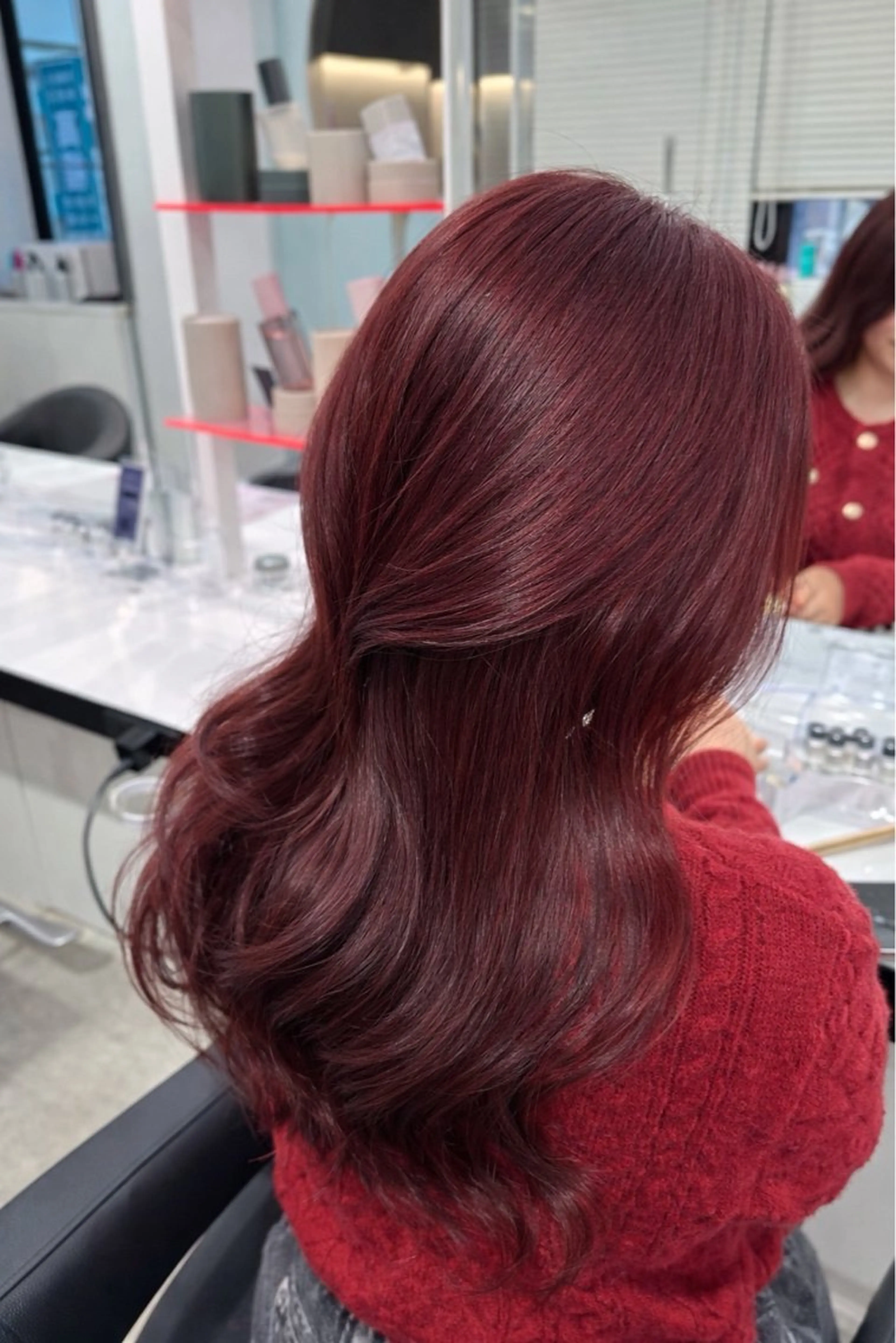 ロング カラー ヘアカラー トリートメント 韓国風カラー🇰🇷 /kotona️🫧のヘアスタイル