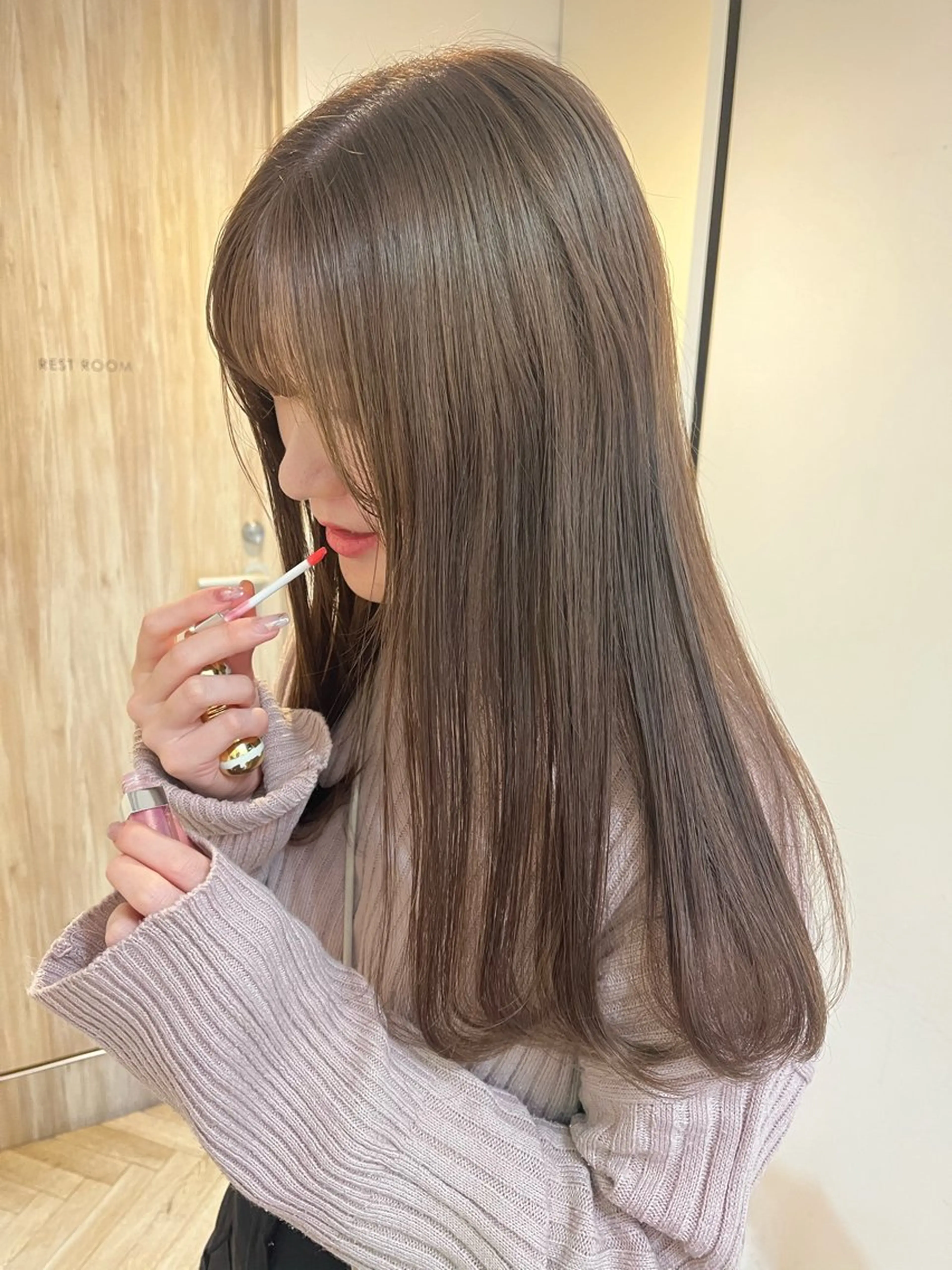 ロング カラー アッシュ ベージュカラー 艶カラー🌸アレンジ 🌹Sally🕊️のその他イメージ