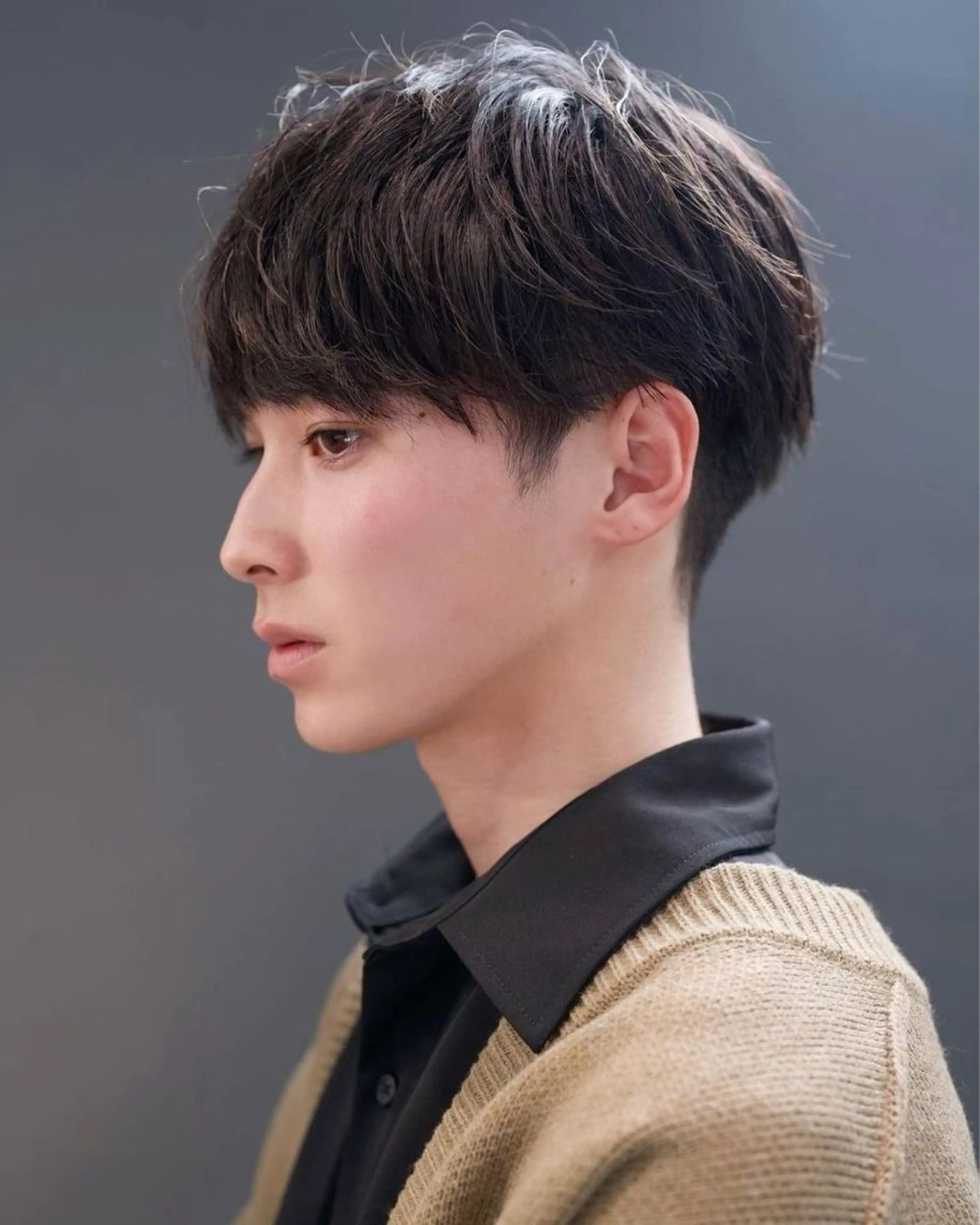 メンズ マッシュ 刈り上げ 🤍🌫️諸里 ひよ🌫️🤍のヘアスタイル