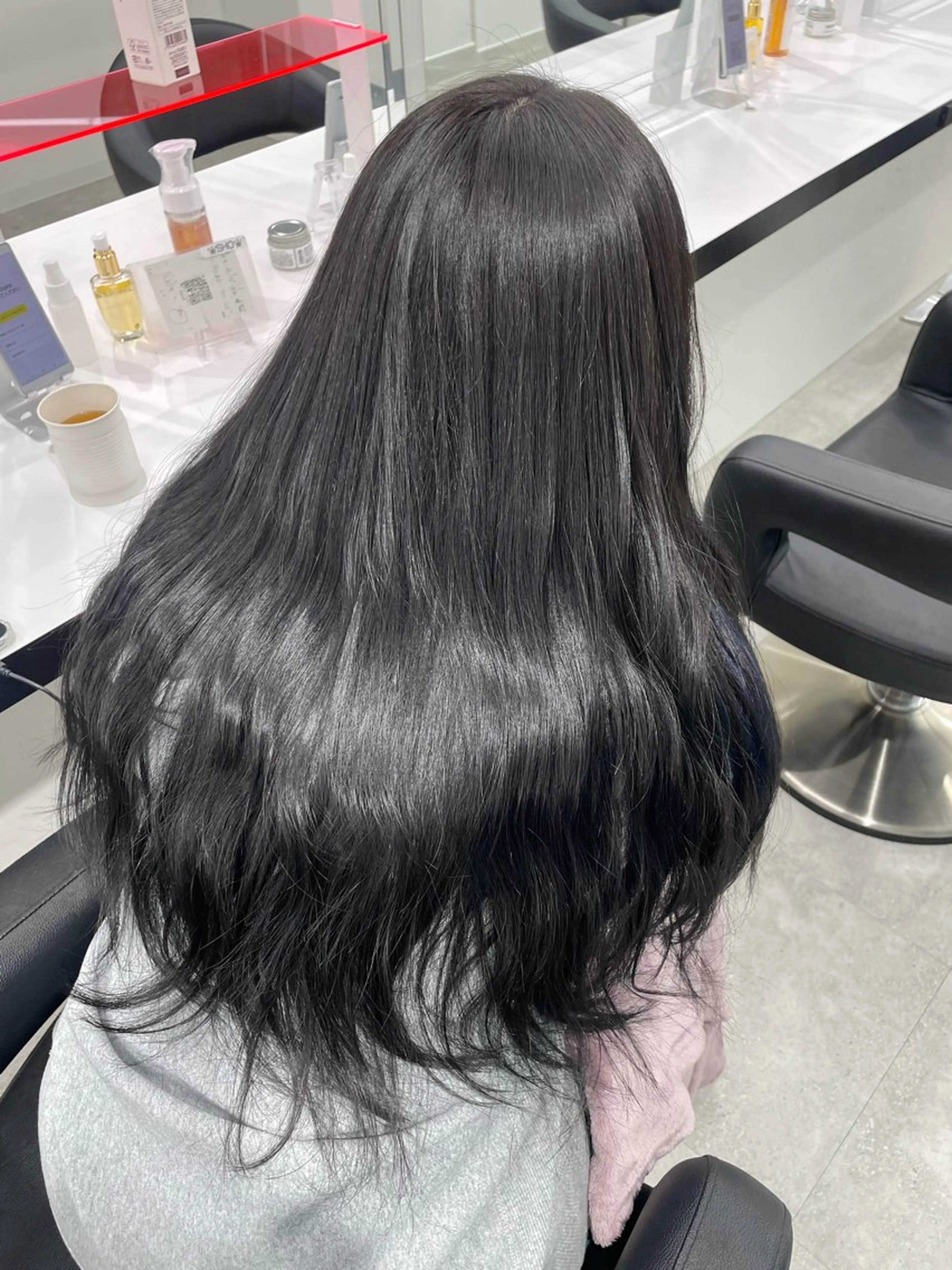 ロング カラー カット ヘアカラー トリートメント ヘッドスパ 履歴修正屋さん／ ブロンド／ホワイトのヘアスタイル