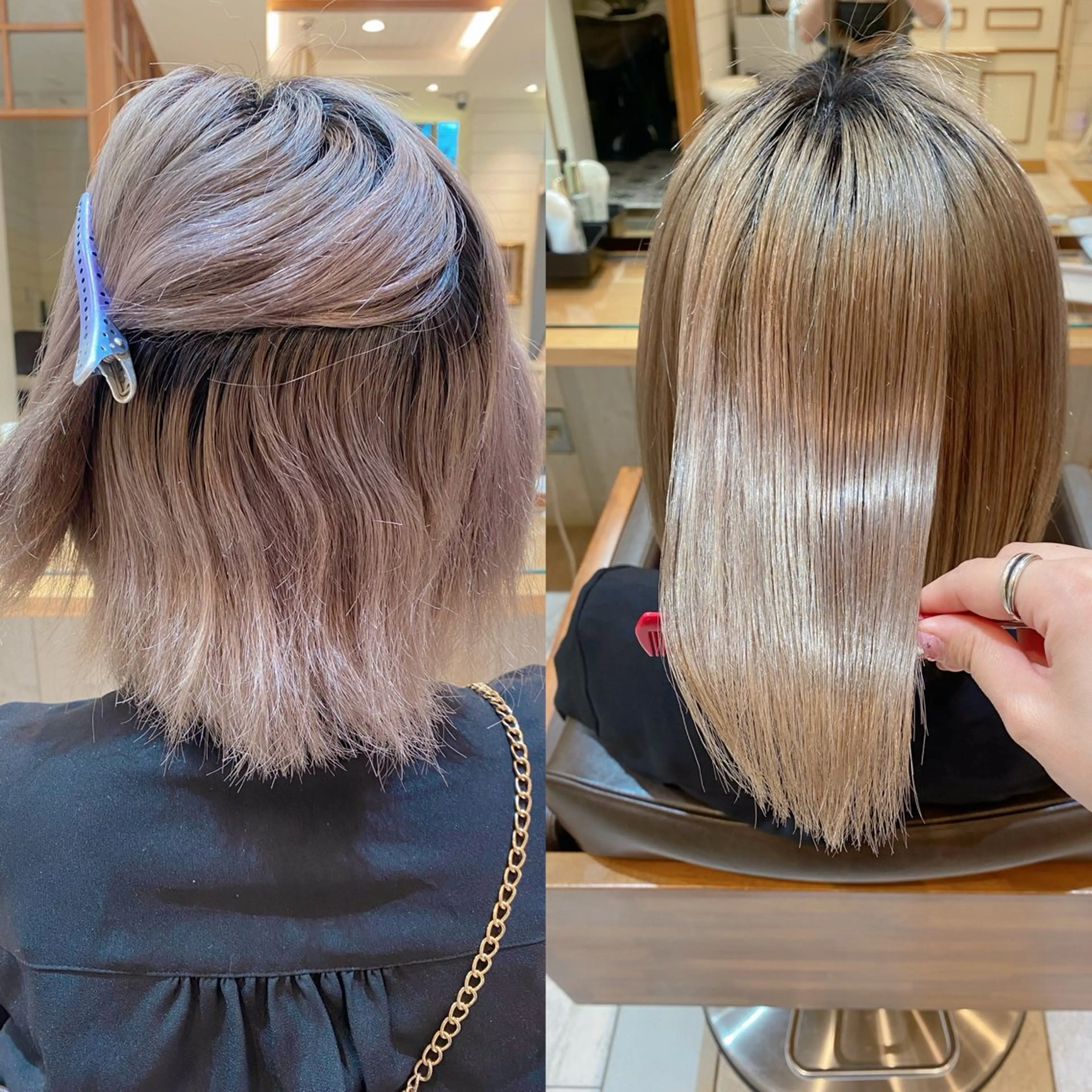 縮毛矯正 トリートメント 美髪ヘア💛 TOMOMIのヘアスタイル