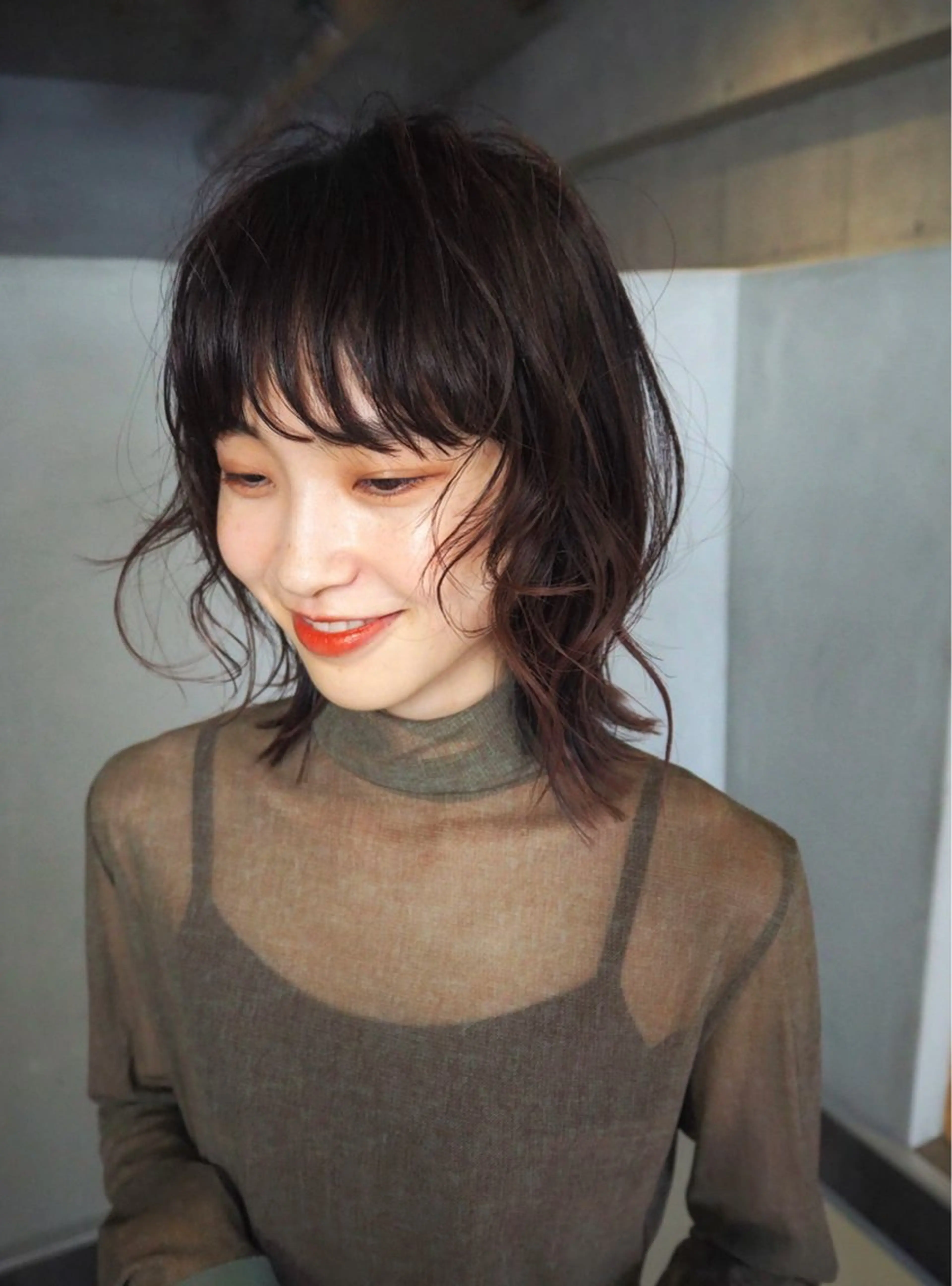 ミディアム 小野 龍樹のヘアスタイル