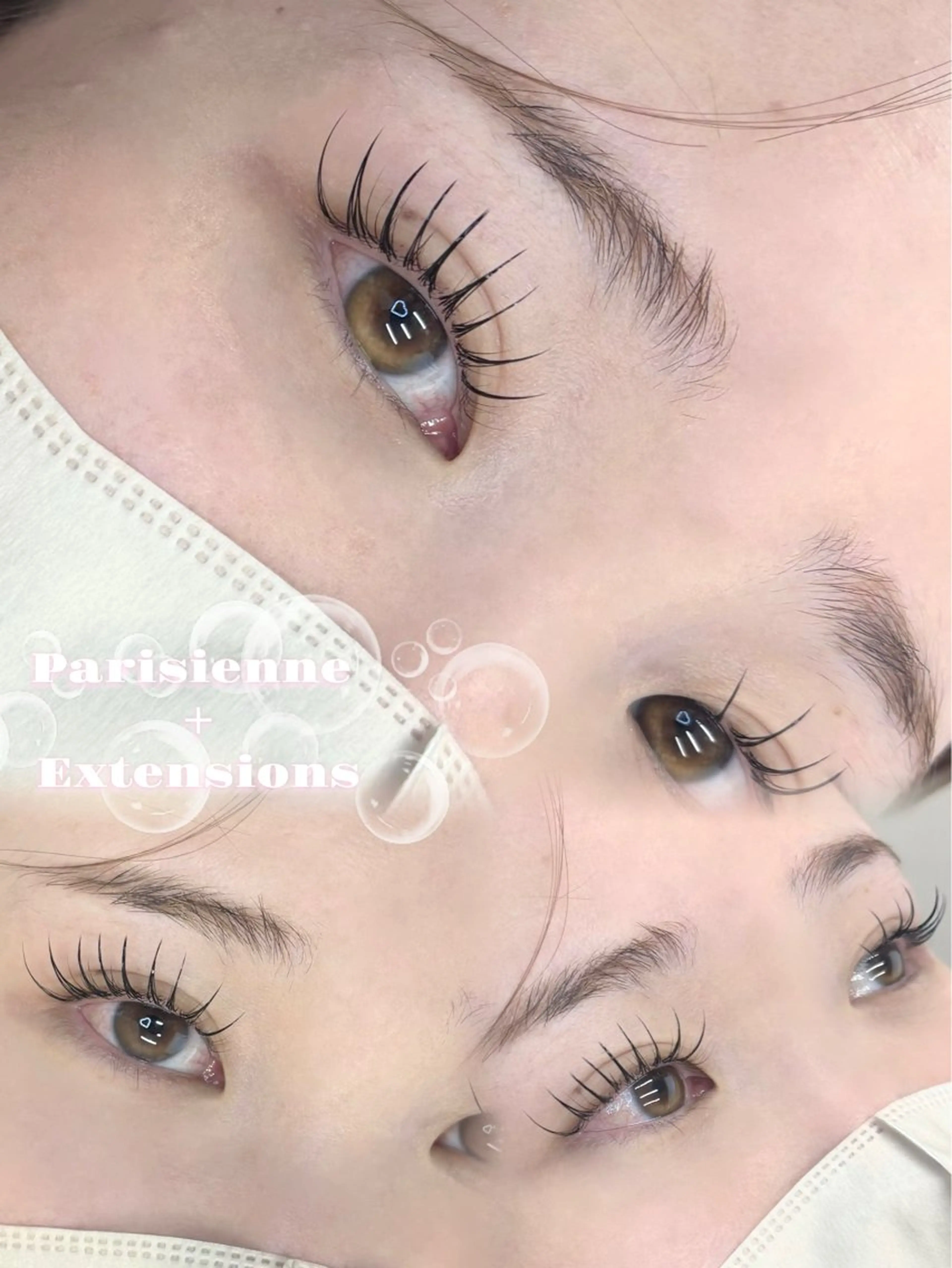 マツエク・マツパ パリジェンヌラッシュリフト 川端 里奈のマツエク・マツパデザイン