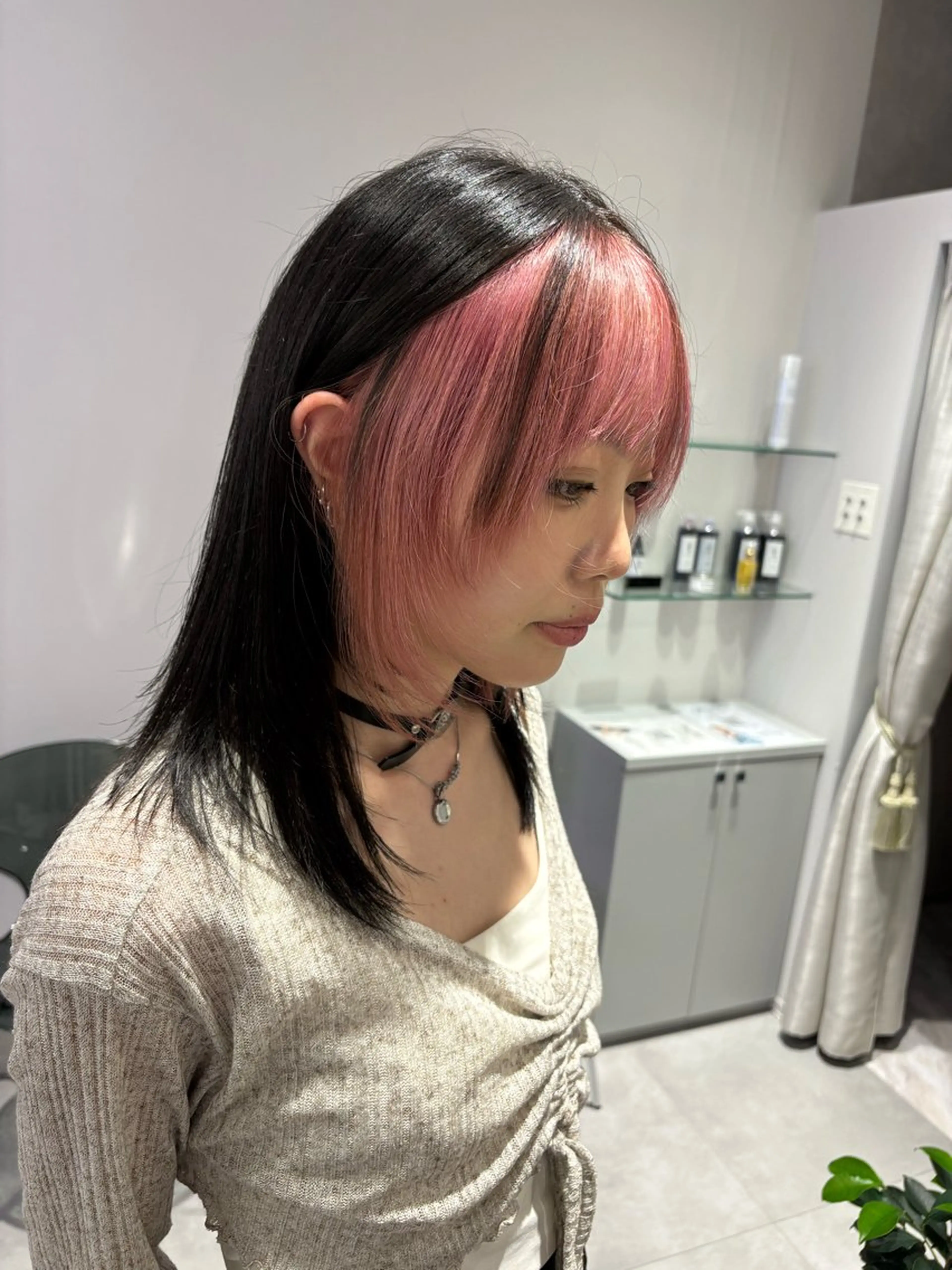 ミディアム カラー ヘアカラー トリートメント 💗モテガーリー💗 rumi♡のヘアスタイル