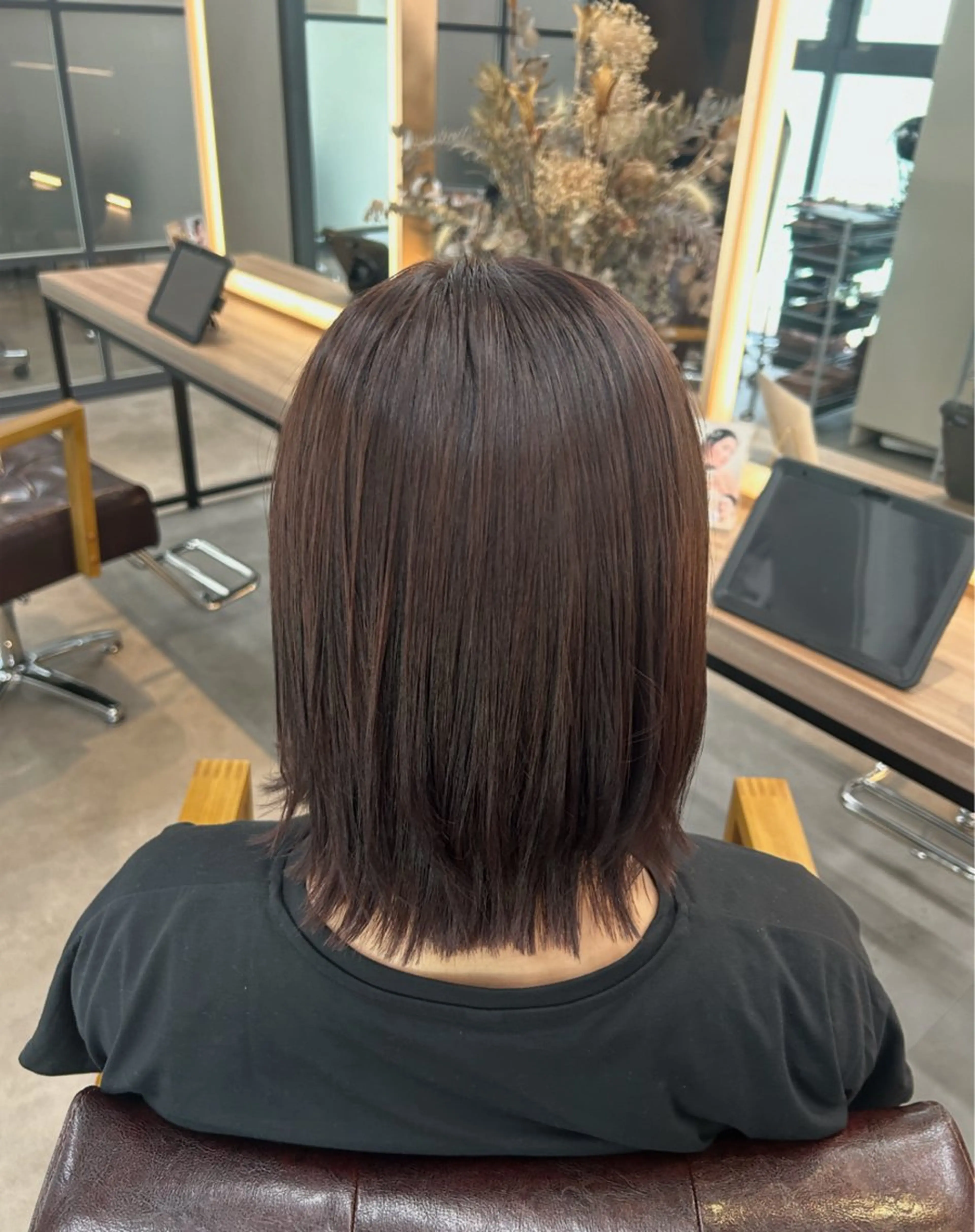 ミディアム カラー ヘアカラー トリートメント ハイトーン透明感/レ イヤー/ririkaのヘアスタイル