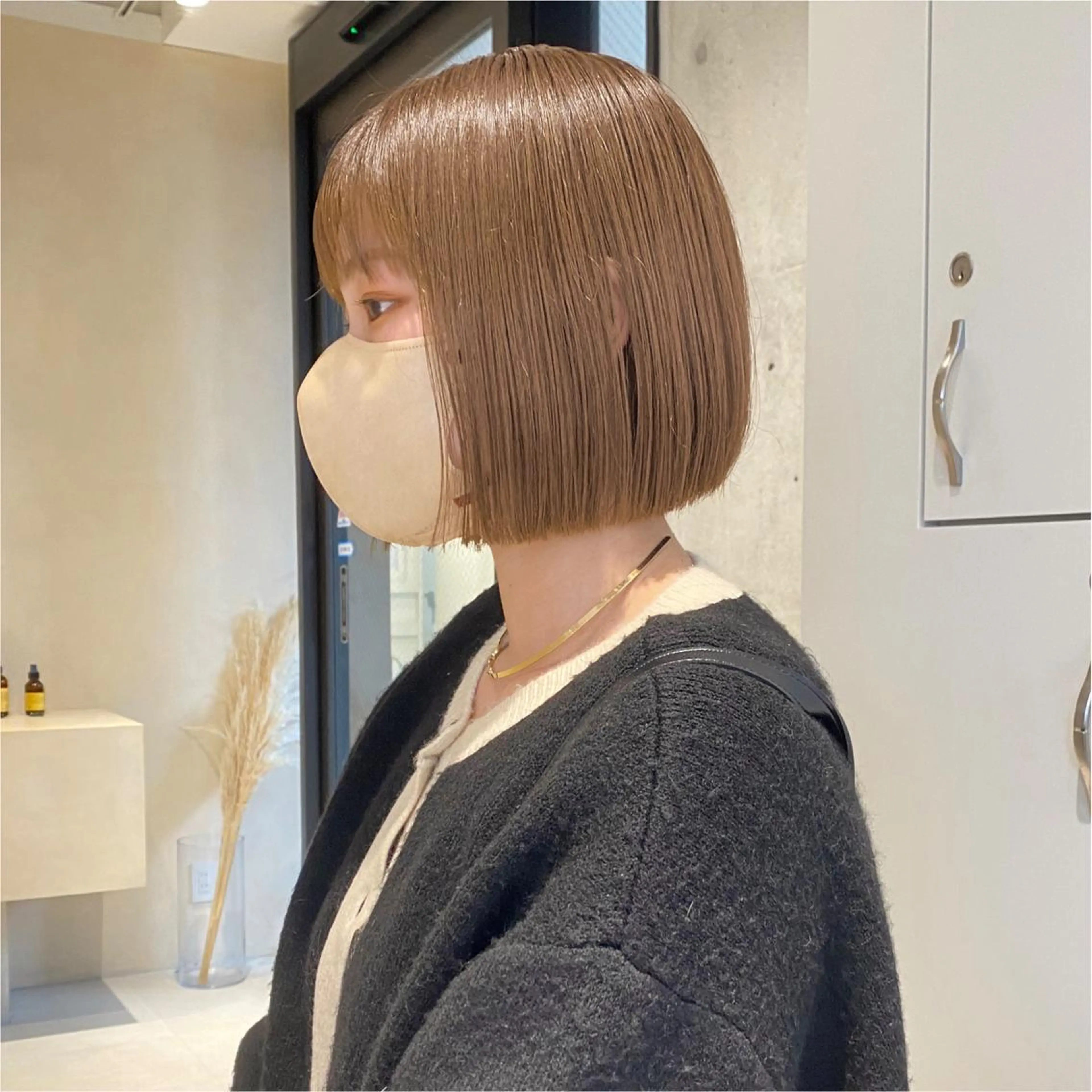 ショート カラー ボブ/ミニボブ 透明感カラーkadoのヘアスタイル