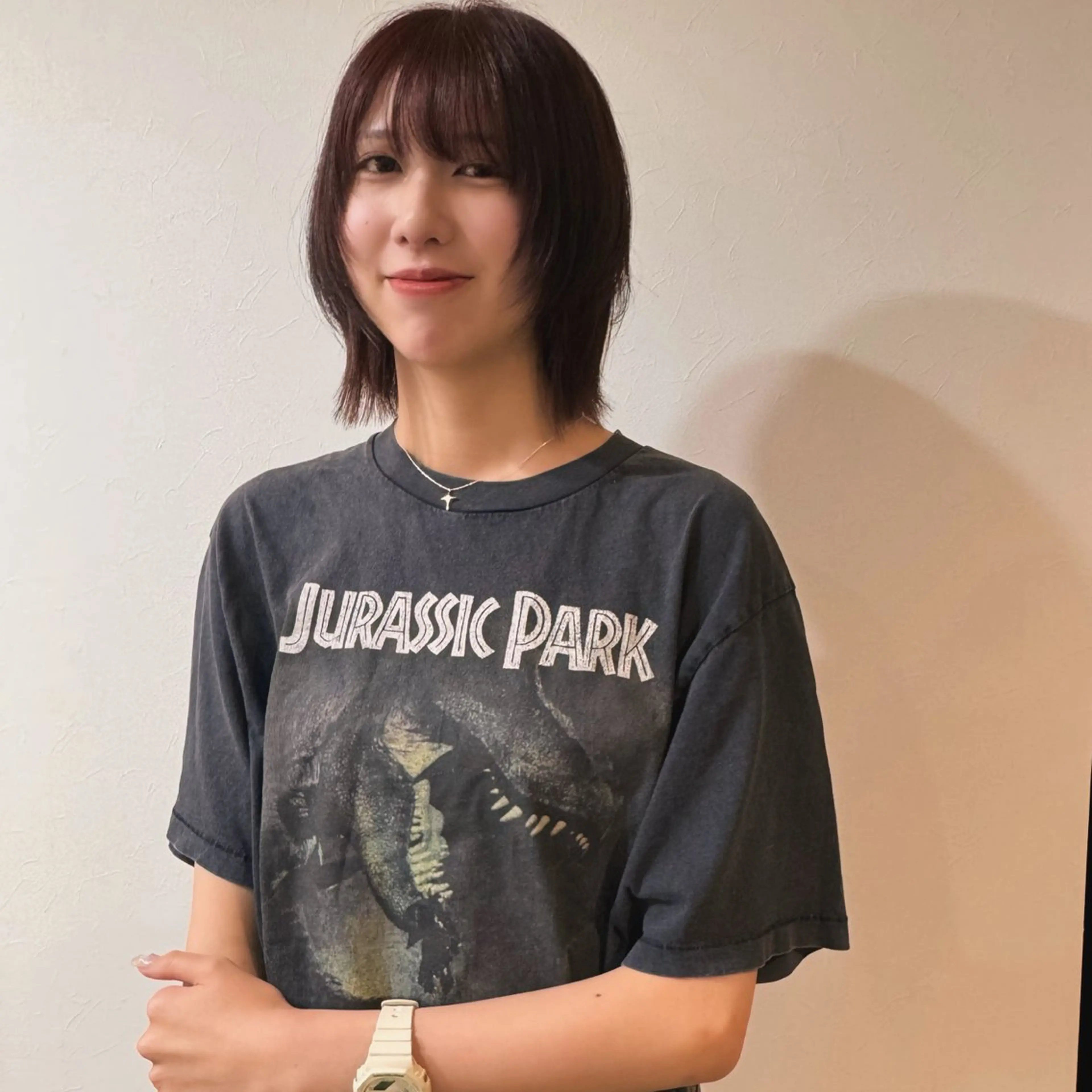 ミディアム カット パーマモデル募集中 渥美翔人のヘアスタイル