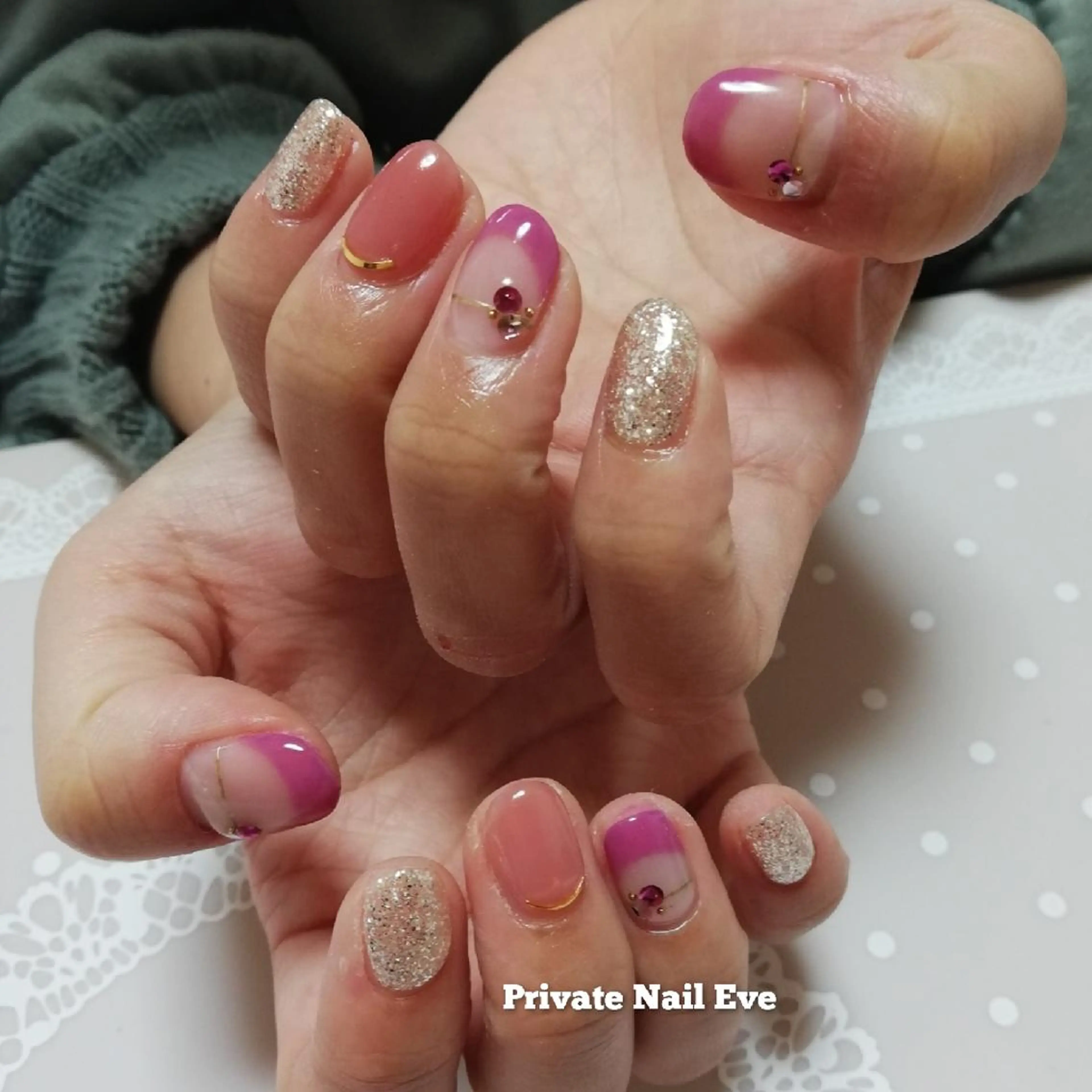 ネイル フレンチネイル ワンカラーネイル ハンドネイル ネイル junkoのネイルデザイン