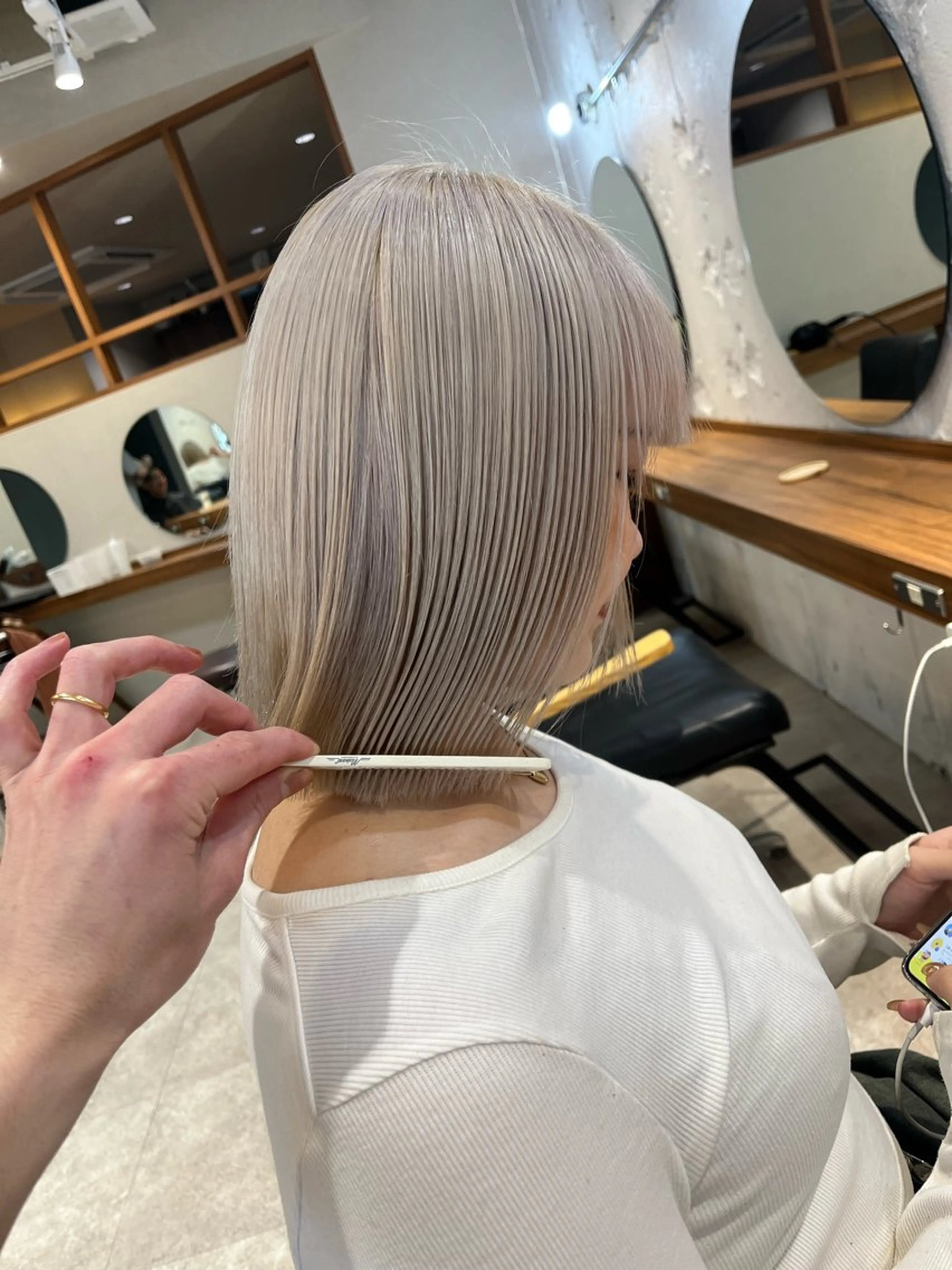 カラー ブリーチ ケアブリーチ 透明感カラー ハイトーンカラー イルミナカラー カット ヘアカラー トリートメント 🔥メンズ特化/ 奥野心太【副店長】のヘアスタイル