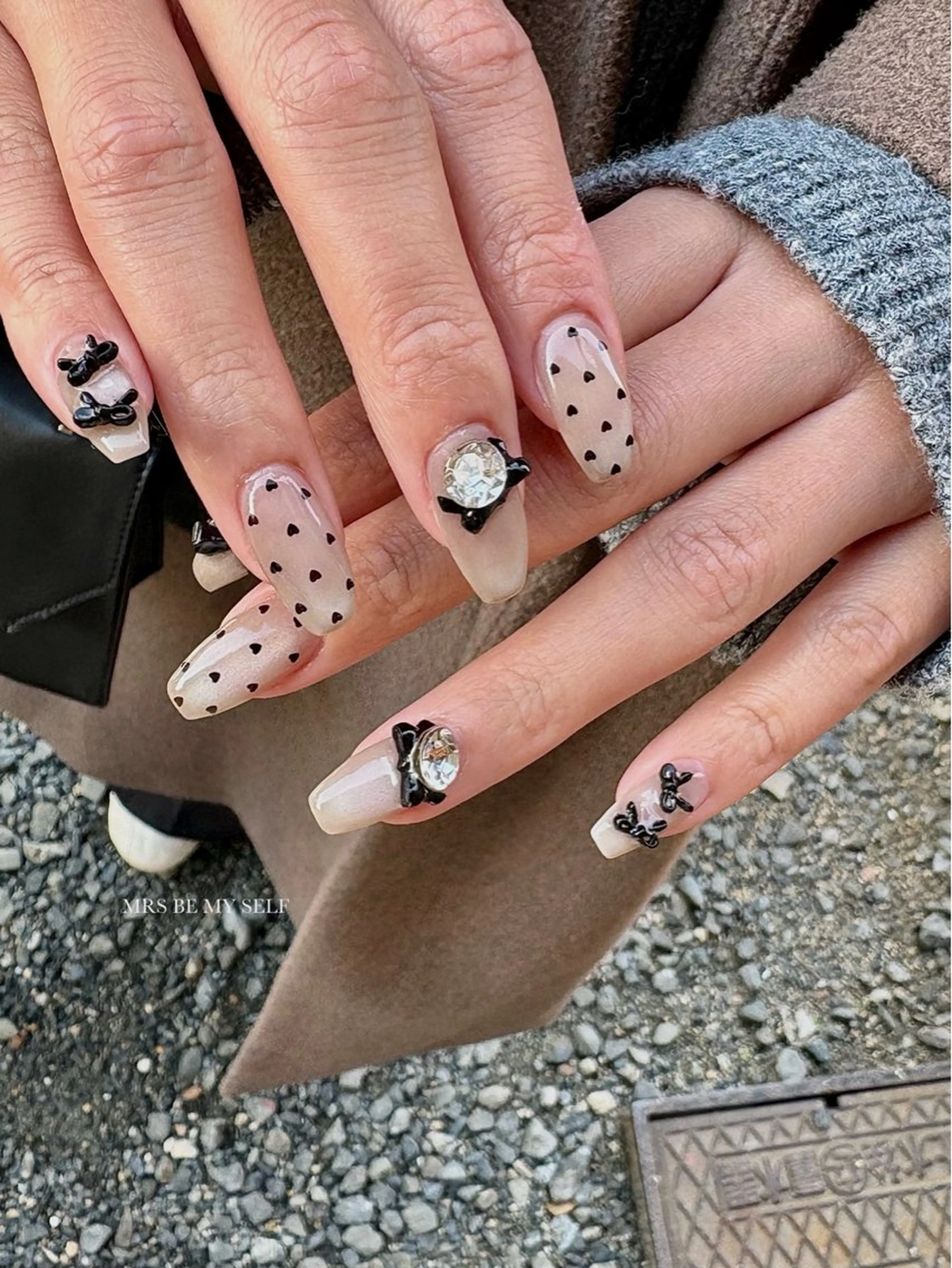 ネイル ガーリー ハンドネイル MRS/ miyu🎀のネイルデザイン