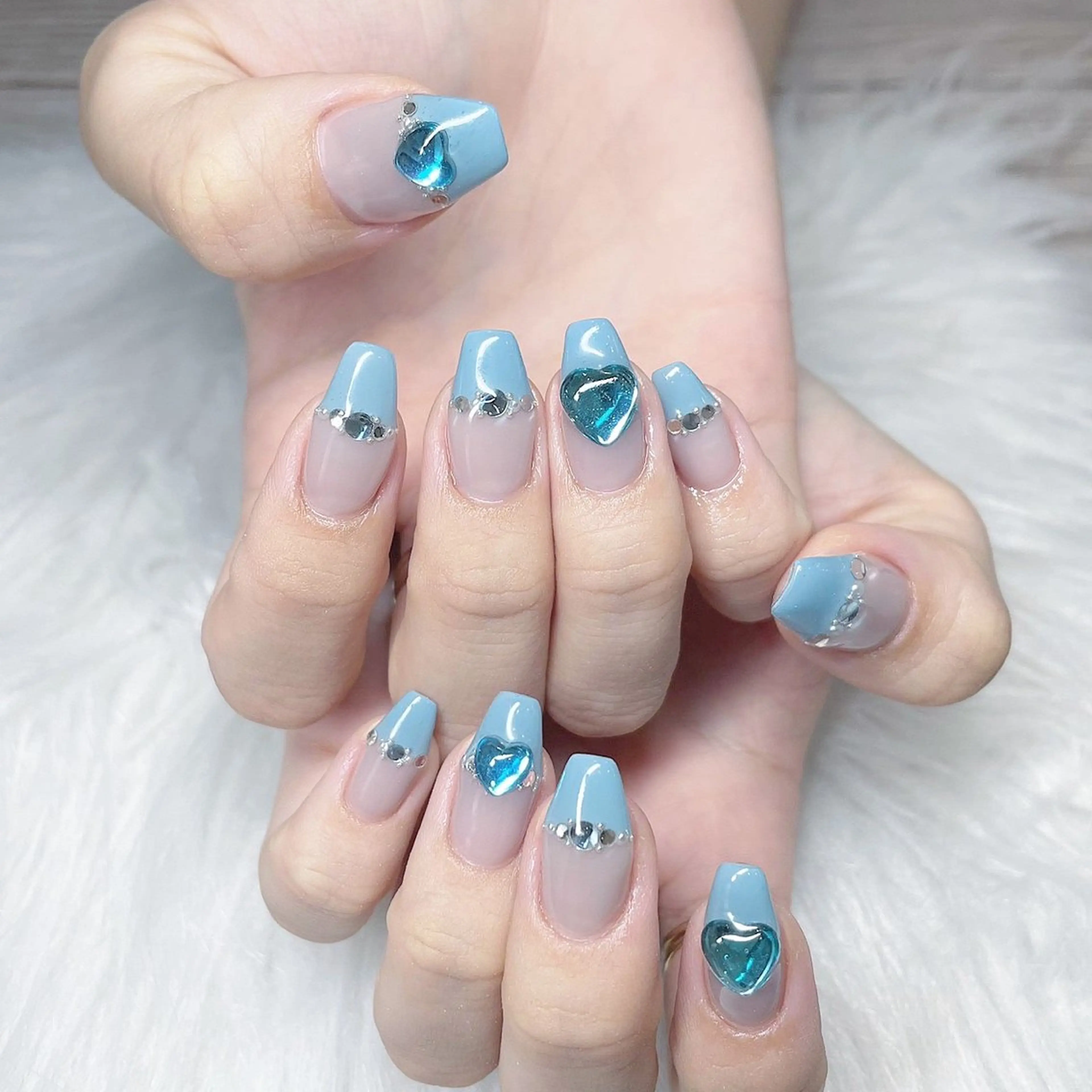 ネイル ハート Minami 🍓のネイルデザイン