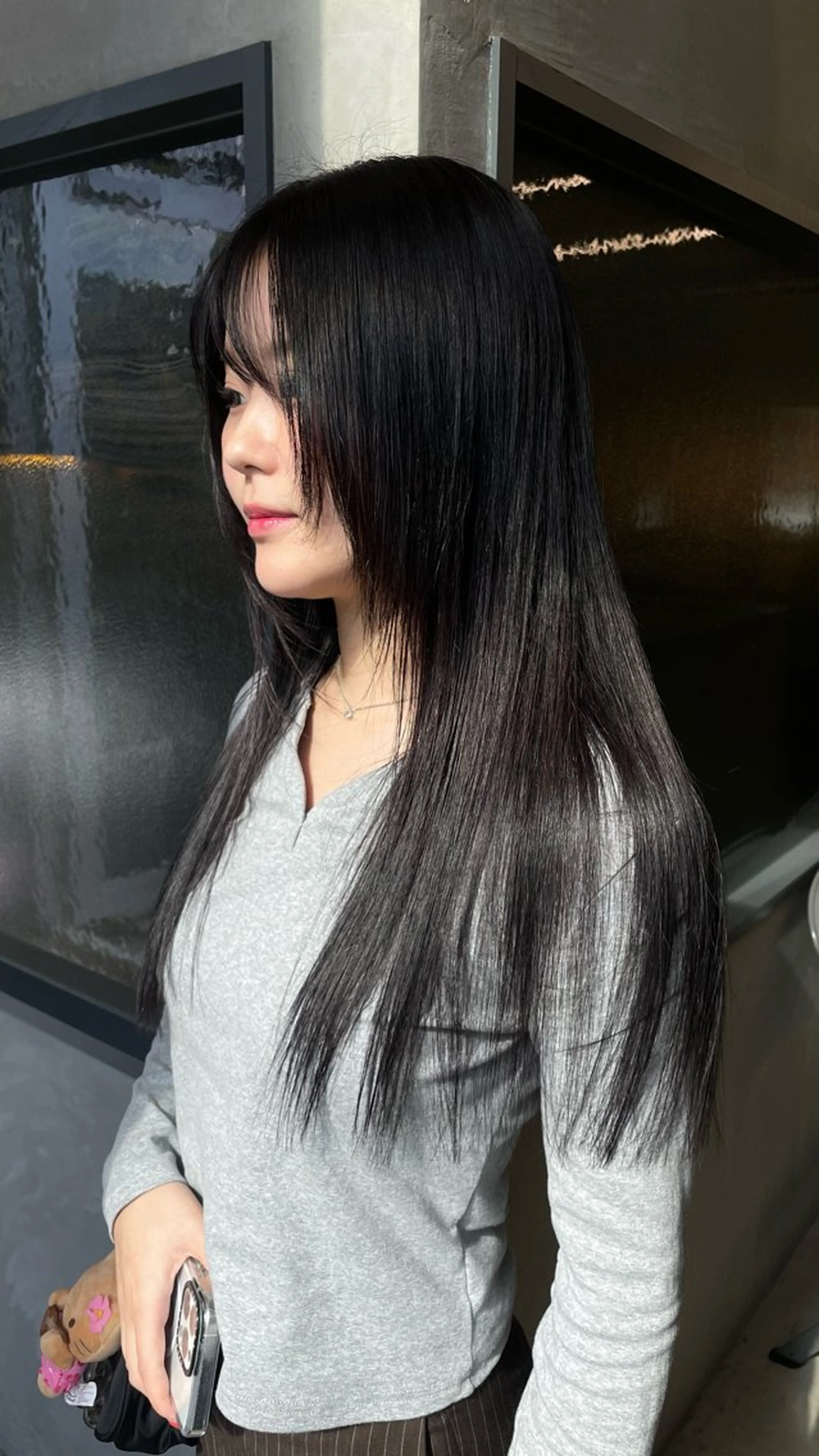 ロング カット 佐伯 和佳のヘアスタイル