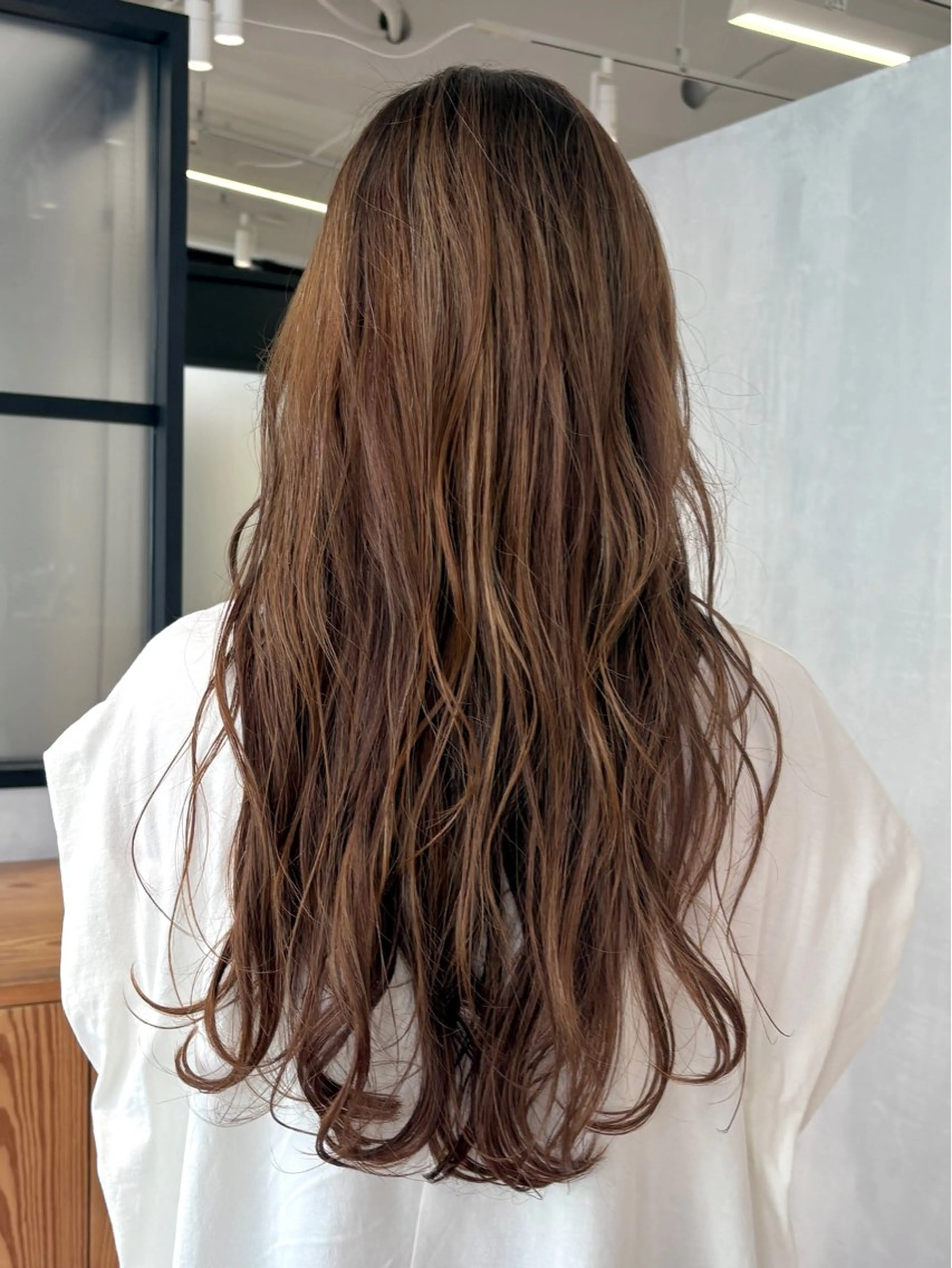 ロング カラー ハイライトカラー ハイライト ロング カット ヘアカラー ヘッドスパ DX SHARE SALON所属・matka白髪ぼかし 大人ヘア/KEIKOのヘアスタイル