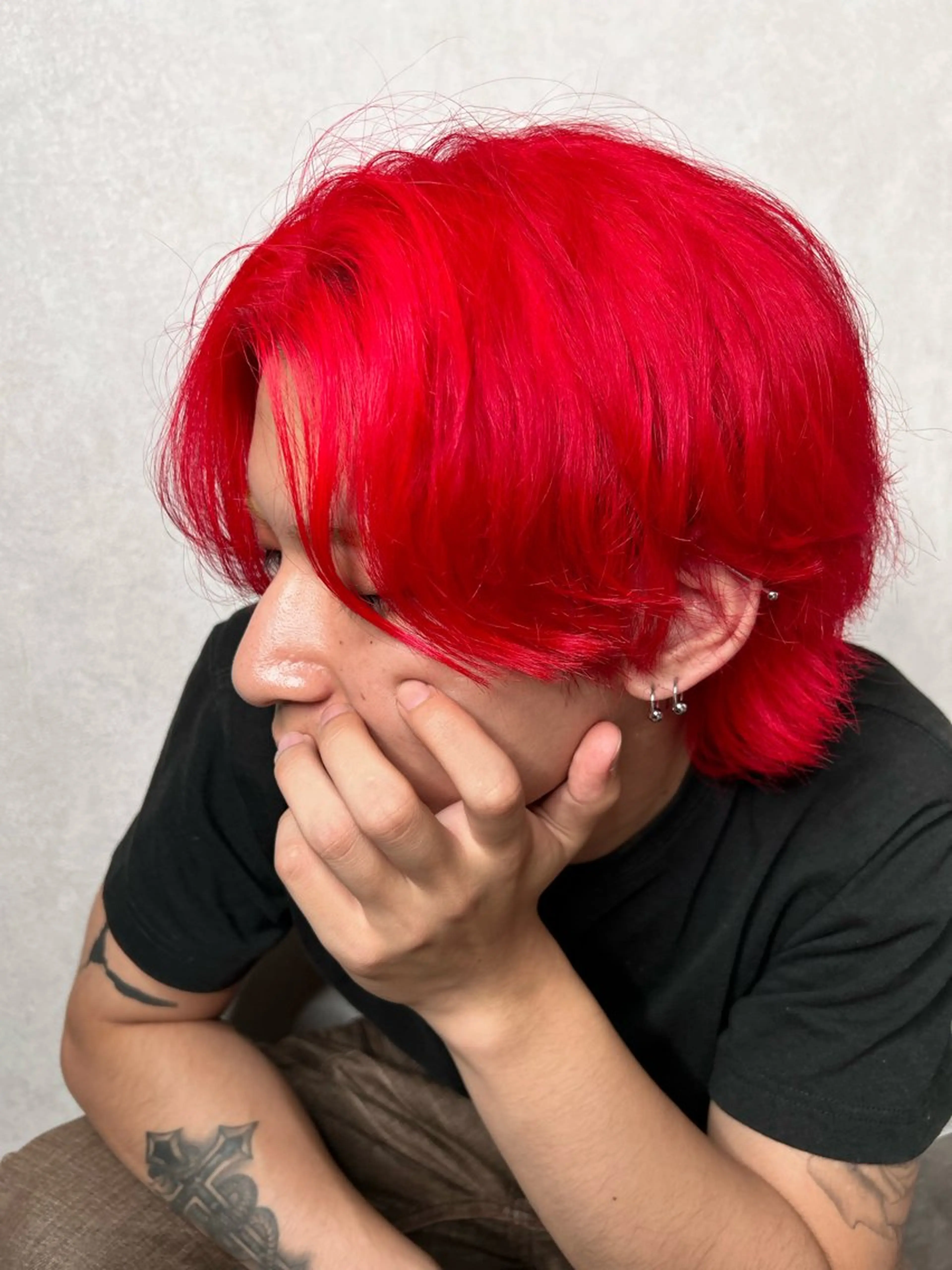 ショート メンズ メンズハイトーン エクステ/ハイトーン /ミサキのヘアスタイル