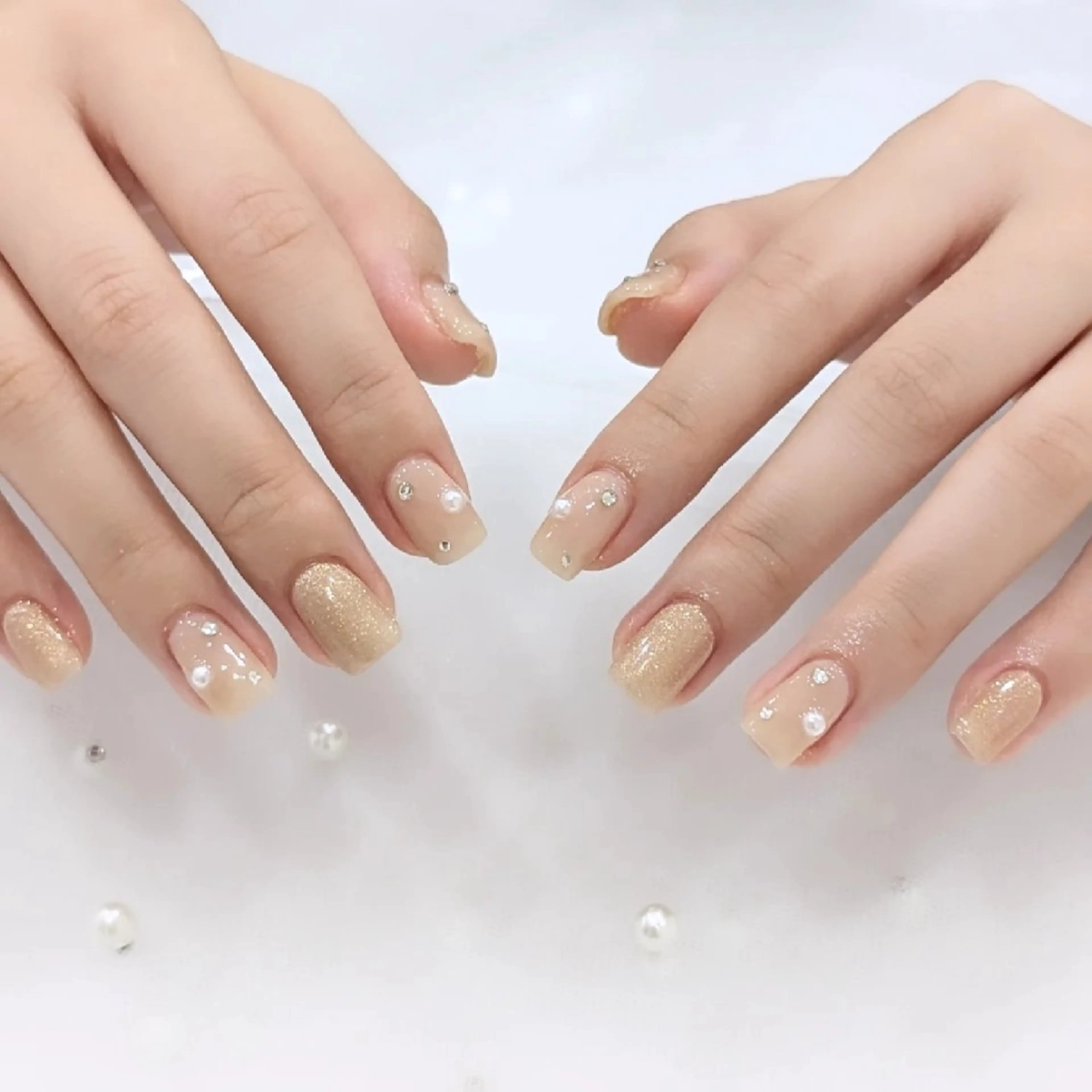 ネイル シンプルネイル Lily nail 船橋 yuki🍒のネイルデザイン