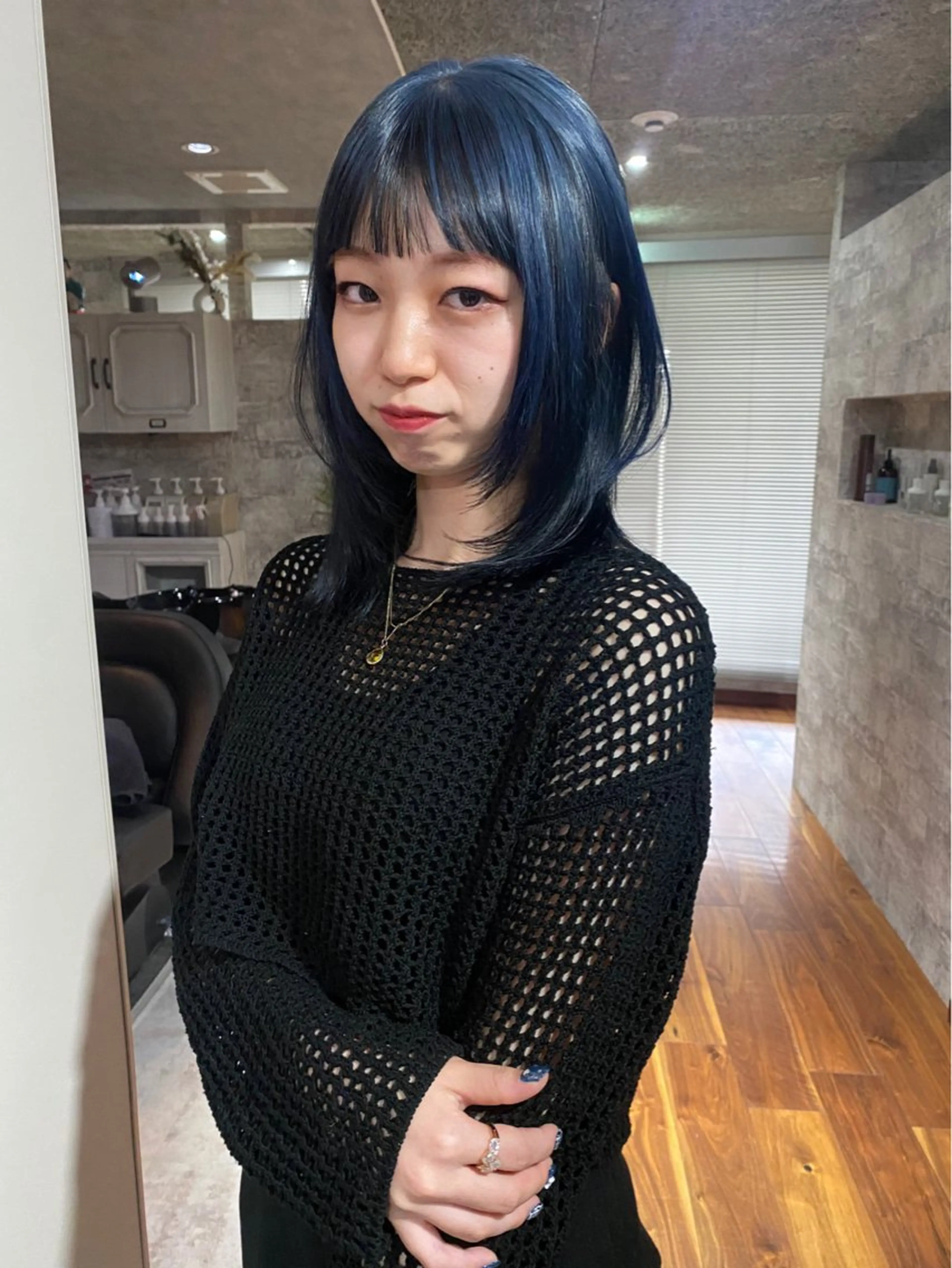 ミディアム カラー カット ヘアカラー トリートメント mai / linoah˚✧のヘアスタイル