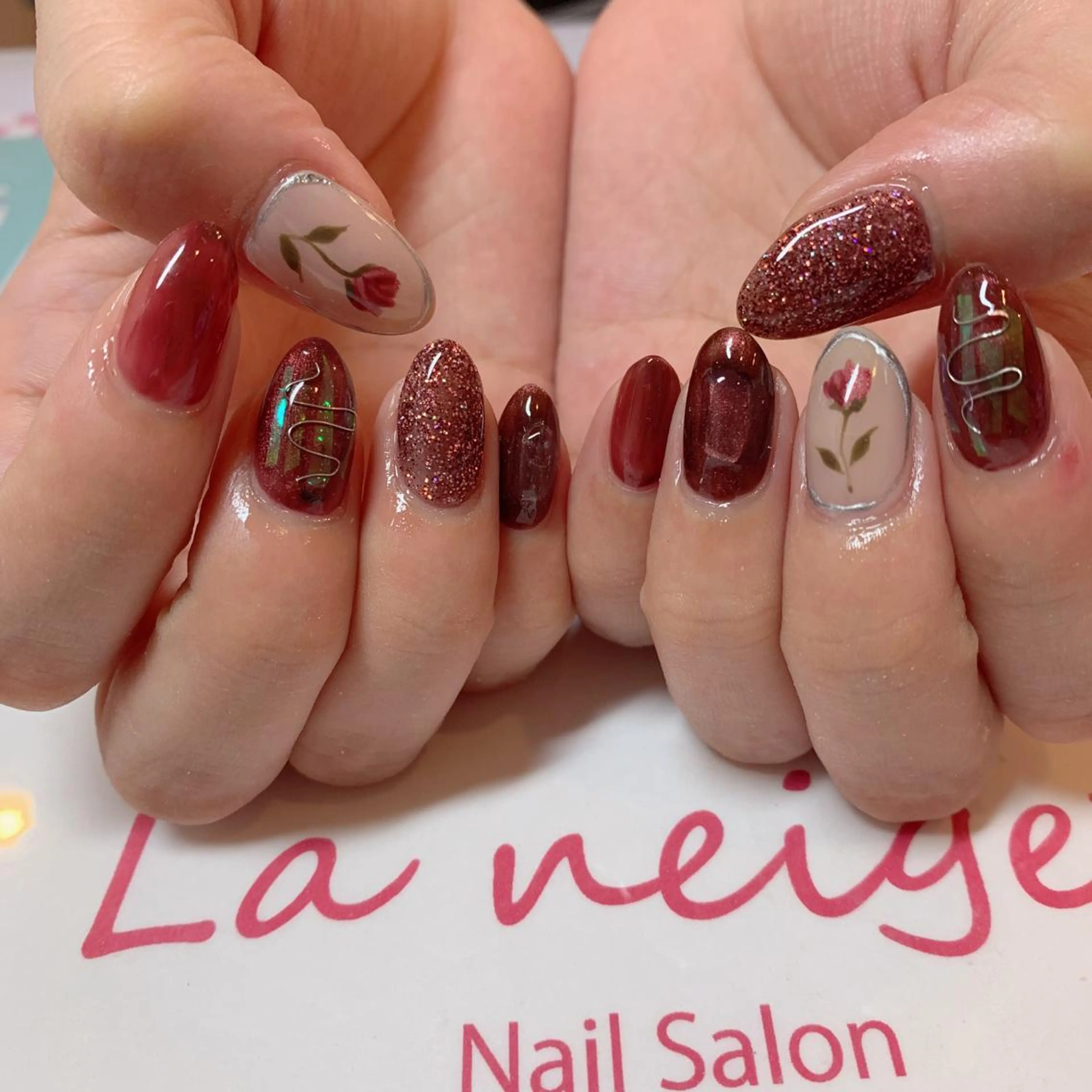 ネイル La neige* yuki 🐩🌙のネイルデザイン