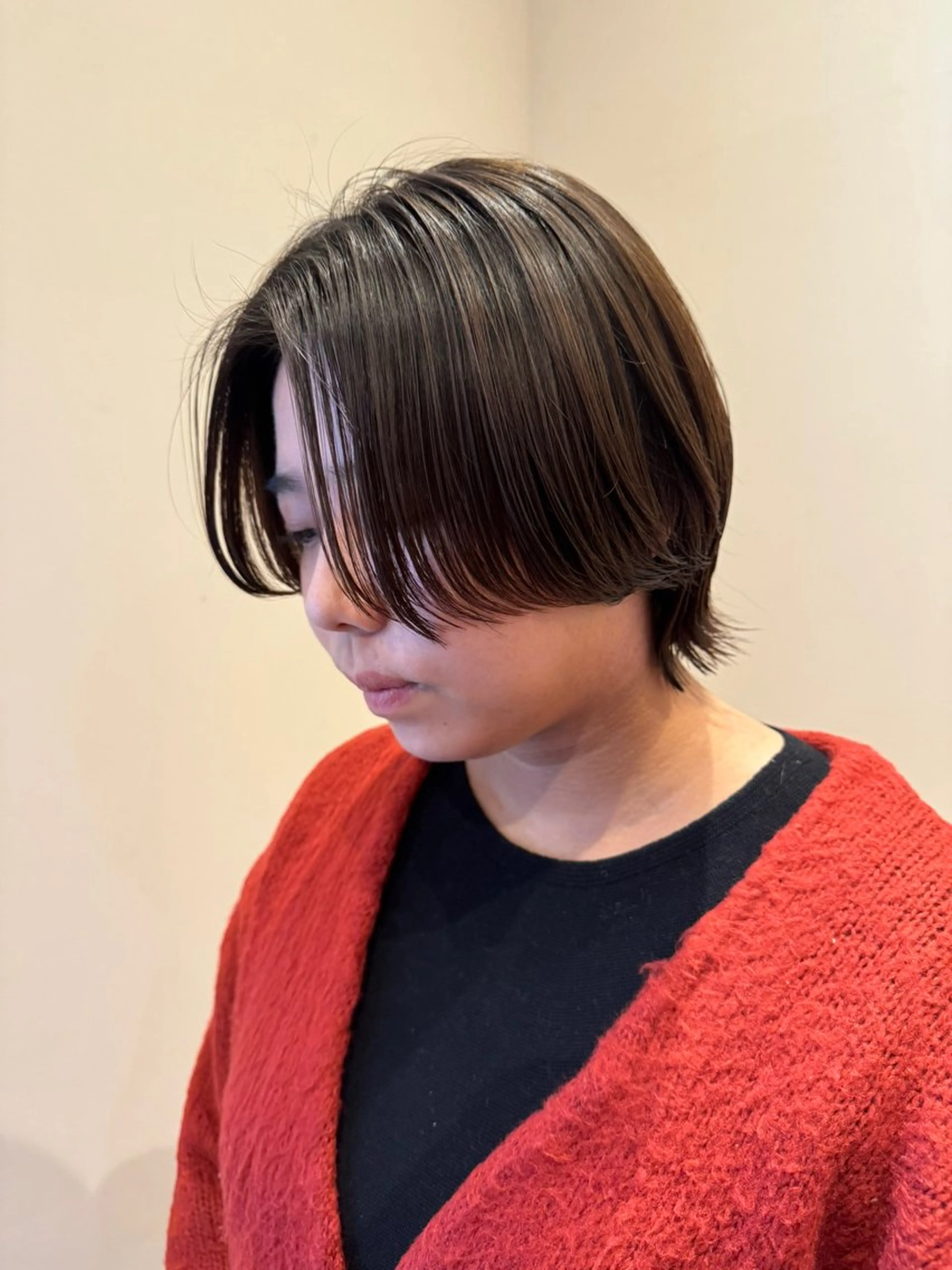 ショート ショートヘア ウルフカット カット トリートメント ENIF 大島 芽生のヘアスタイル