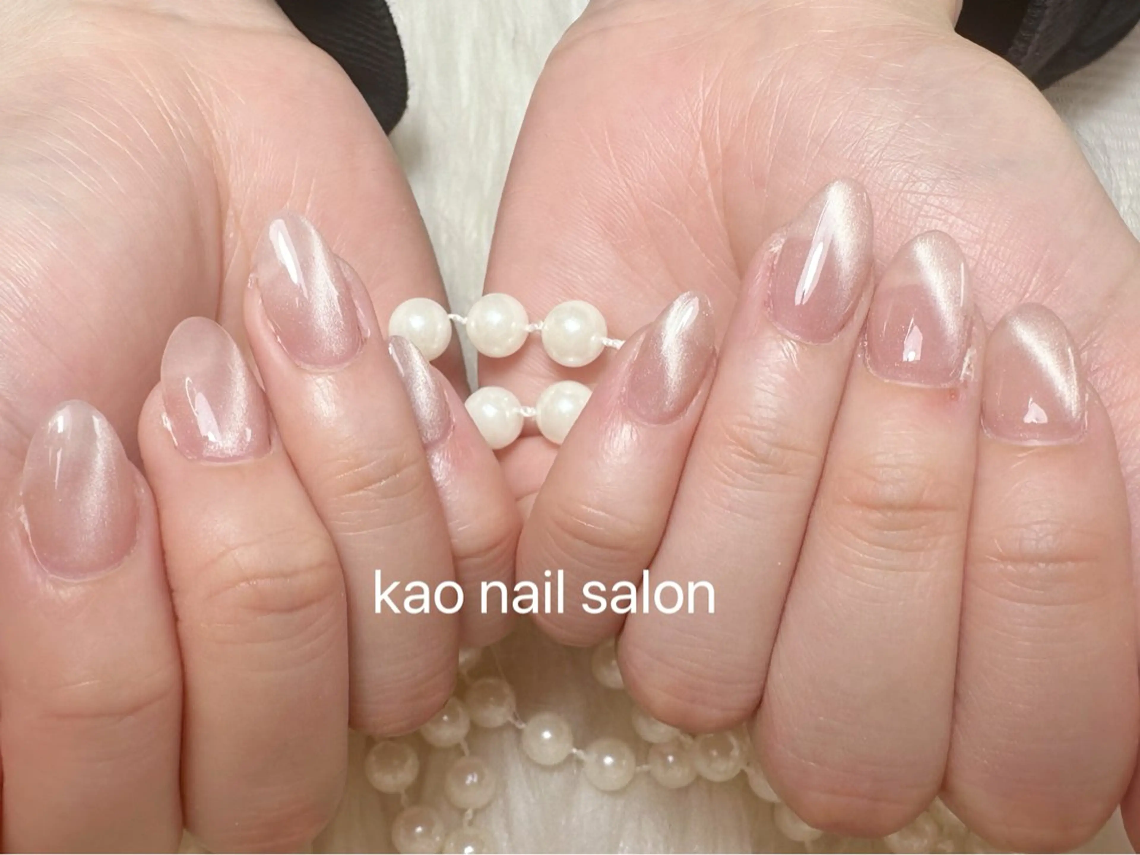 ネイル ハンドネイル kao nail マグネット/長さだしのネイルデザイン