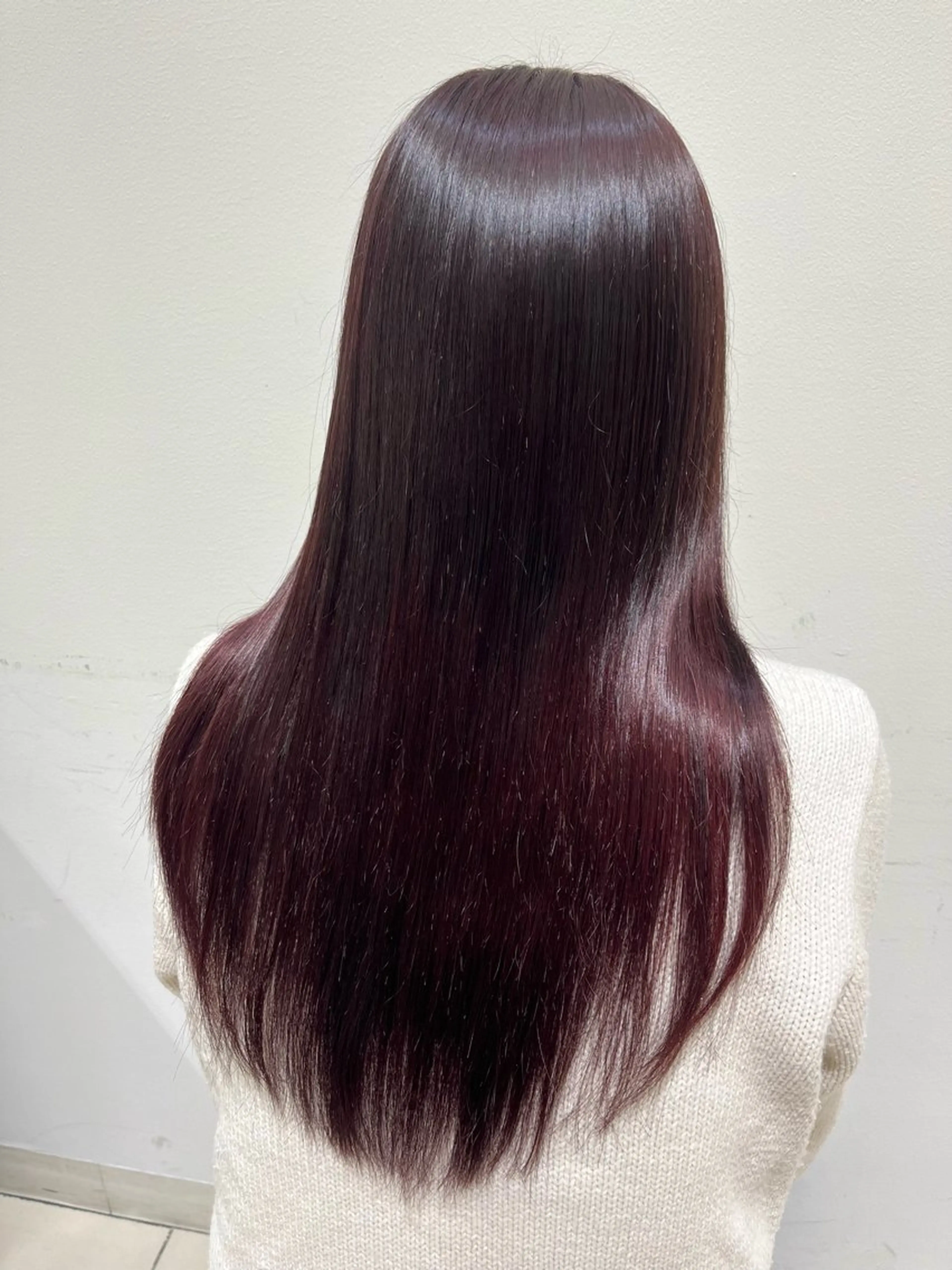 ロング カラー パーマ 大西 杏依のヘアスタイル