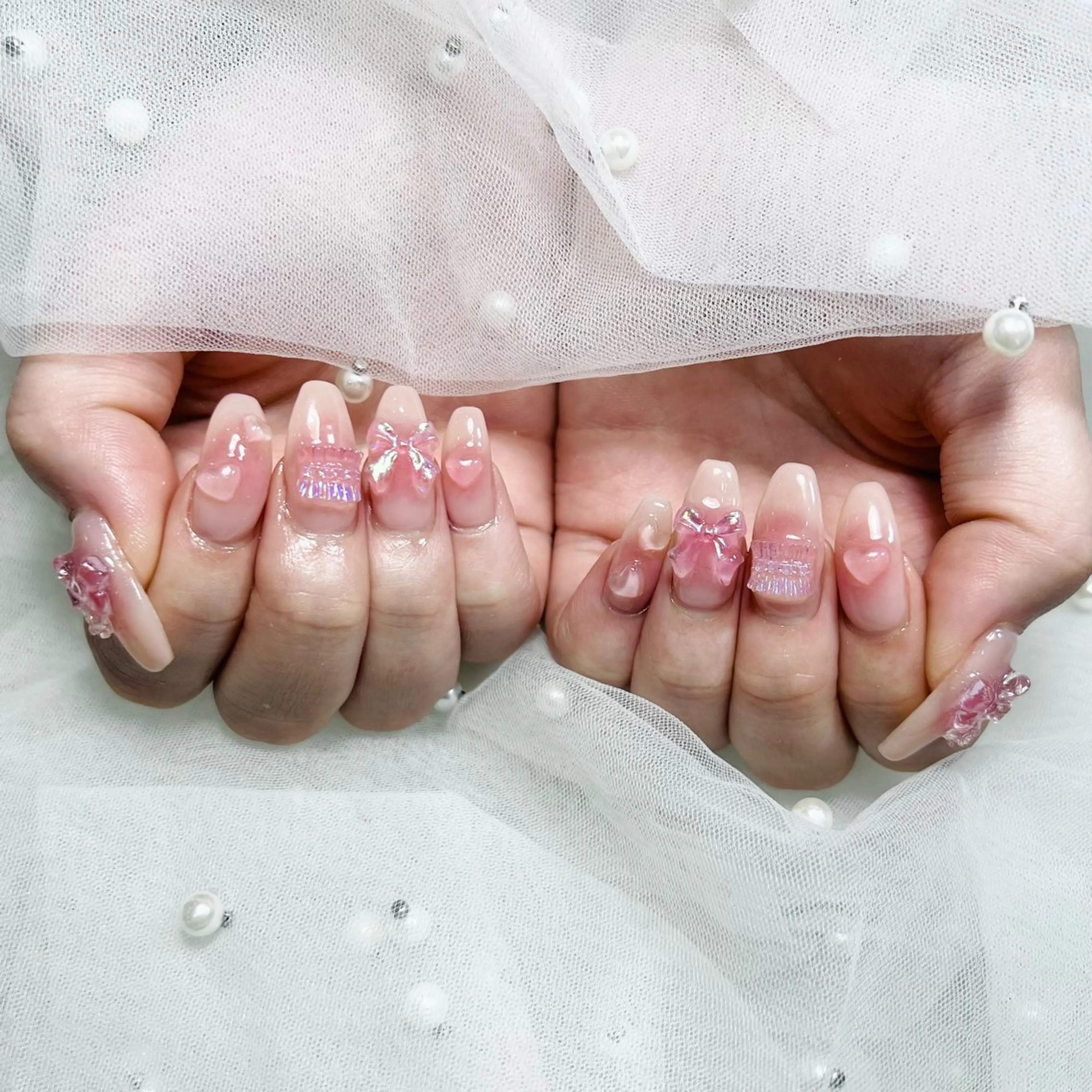 ネイル ハンドネイル トップネイリスト Ribbon立川店のネイルデザイン