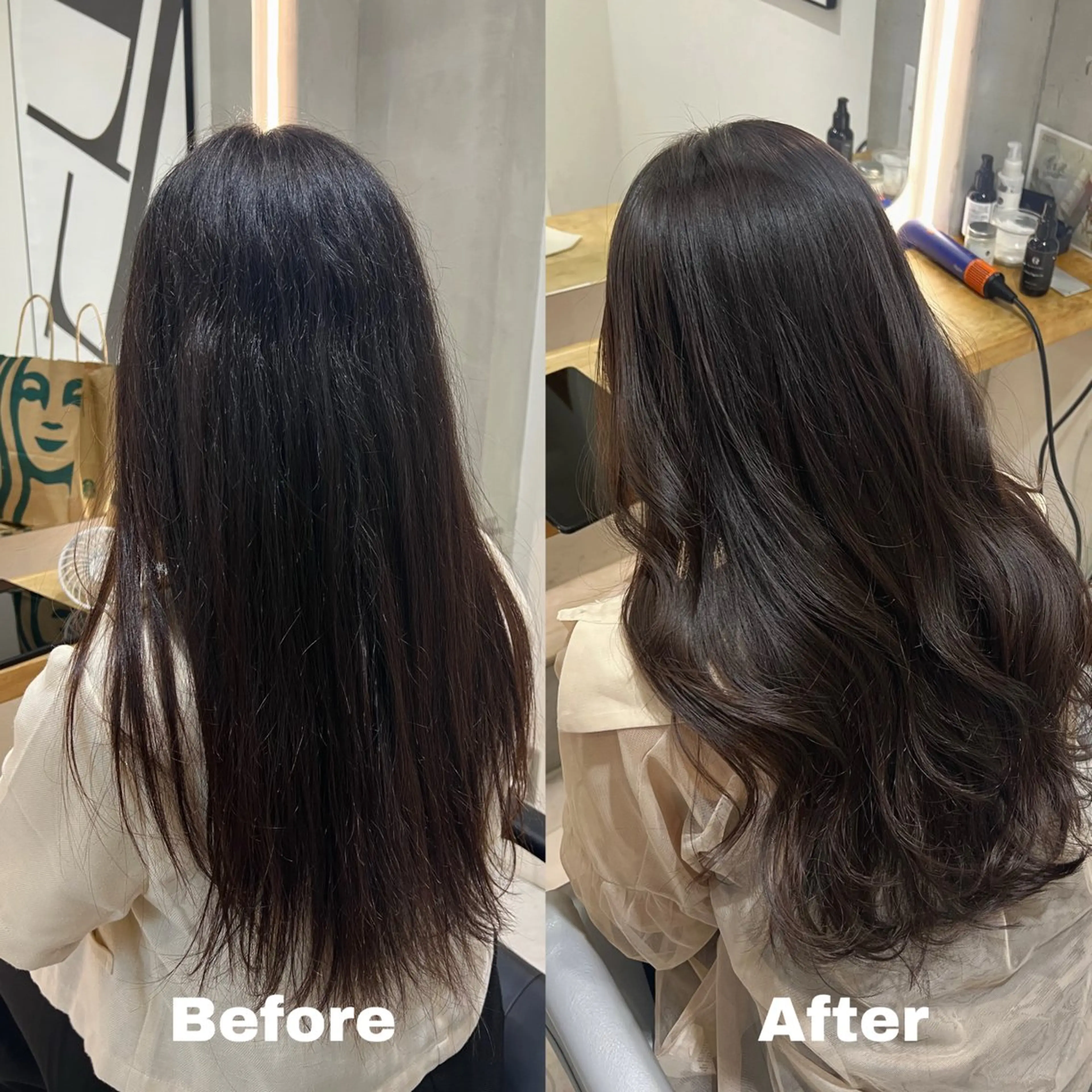 ロング 縮毛矯正 縮毛矯正 トリートメント ヘッドスパ ブリーチ/縮毛矯正 🏖️MIREのヘアスタイル