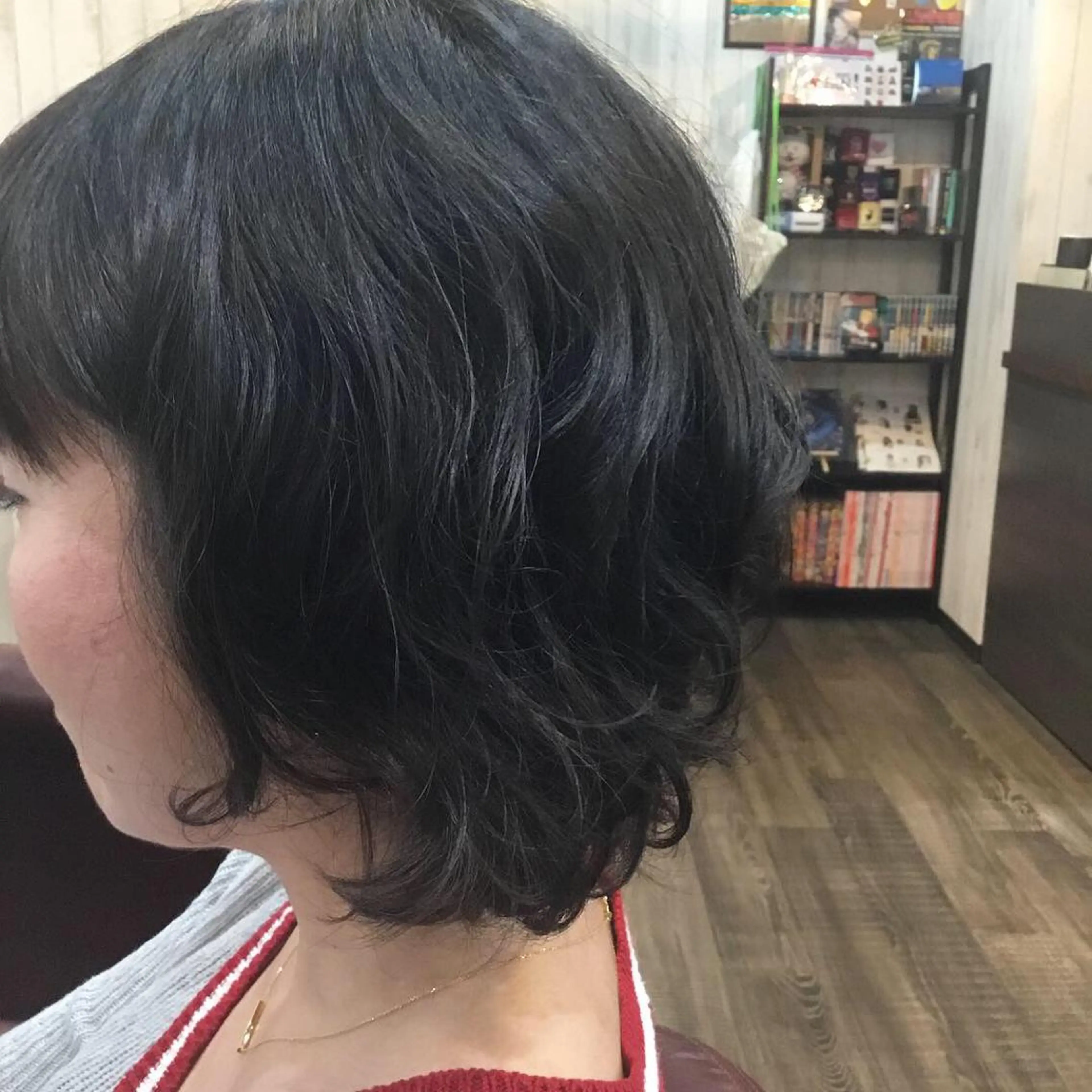 ミディアム パーマ embrace エンブレイスのヘアスタイル