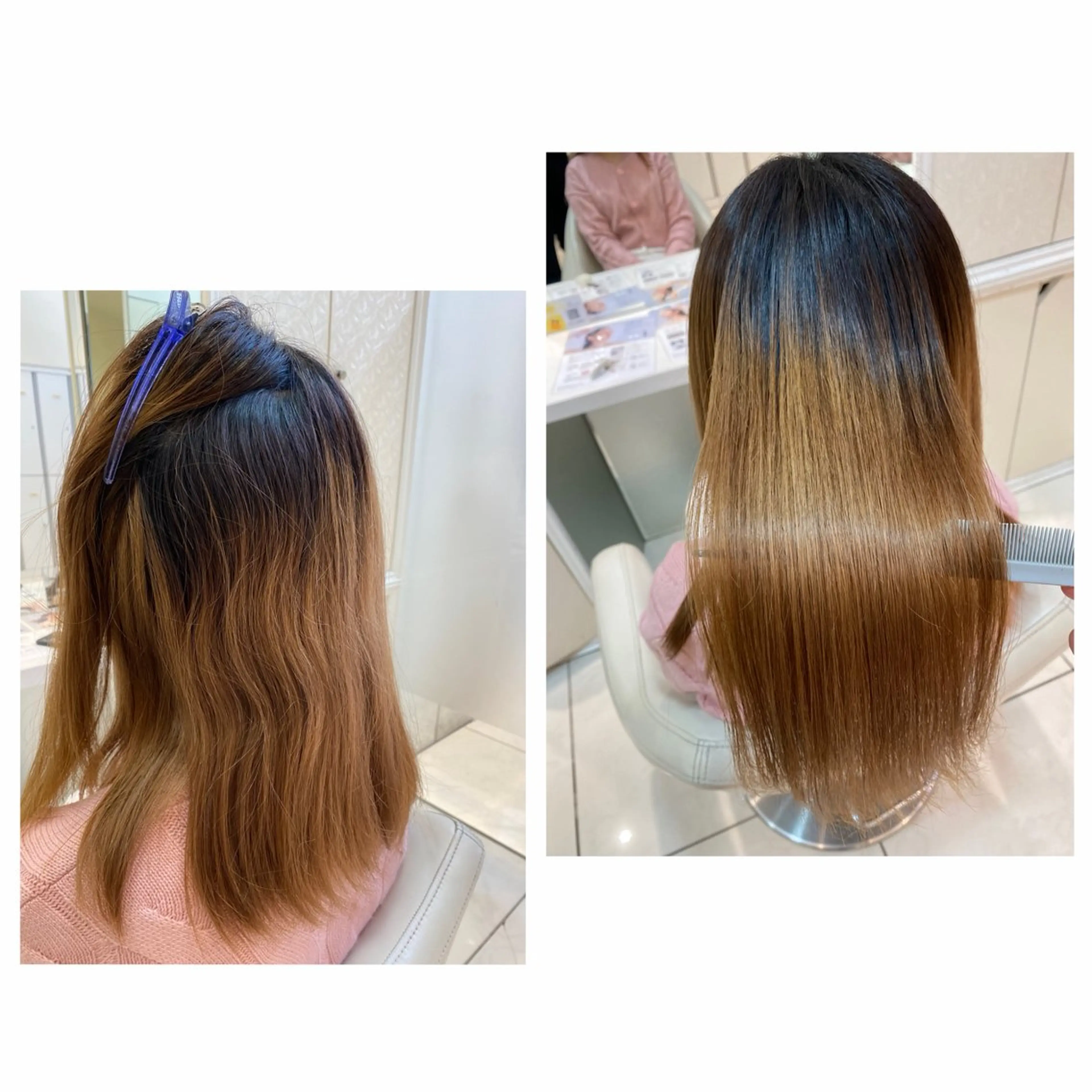 セミロング カット 縮毛矯正 🌈髪質改善/縮毛矯 正特化🌈鈴木一寿のヘアスタイル