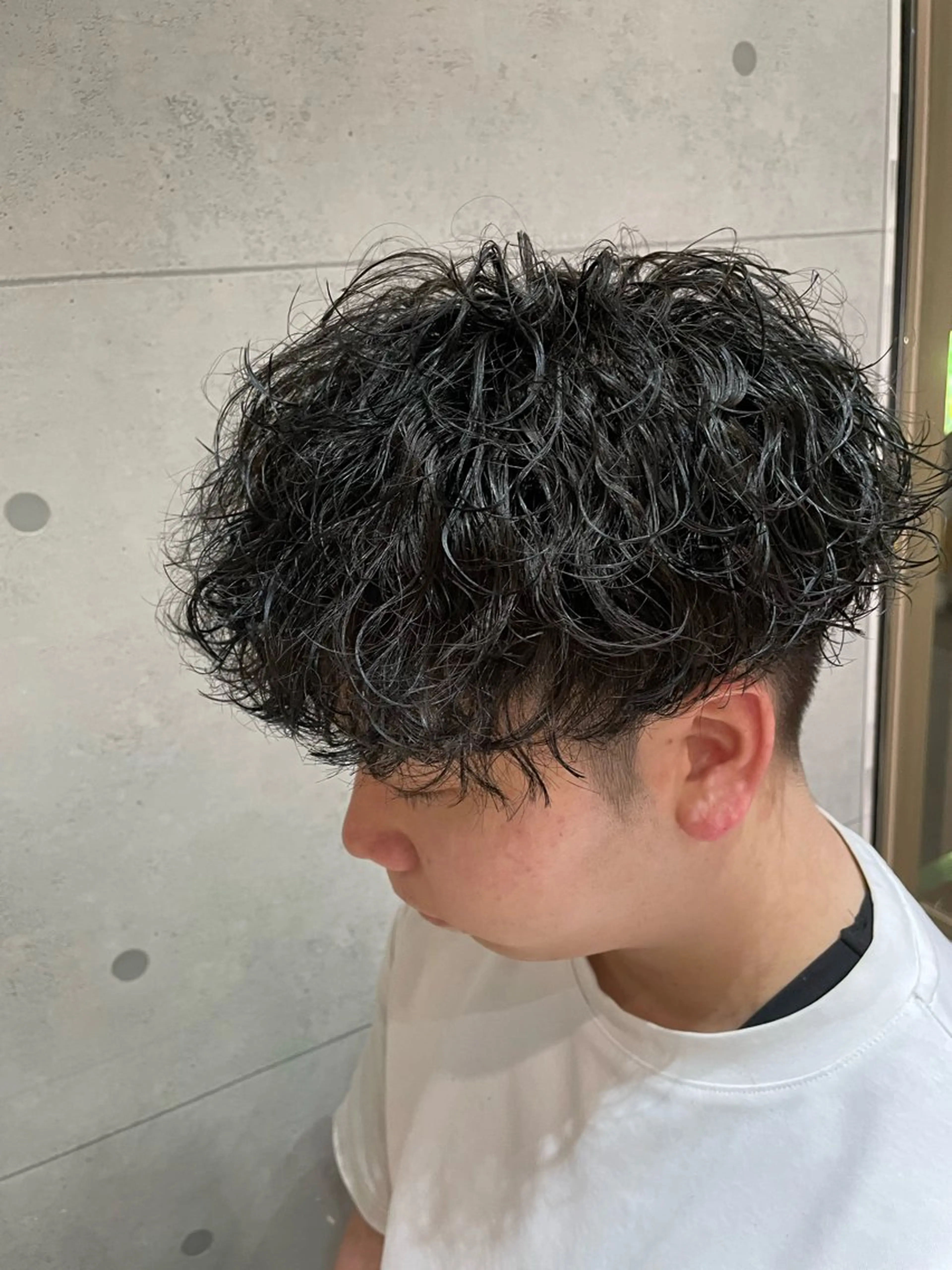 パーマ メンズ メンズパーマ ツイストスパイラルパーマ スパイラルパーマ WiLL 阪急茨木店のヘアスタイル
