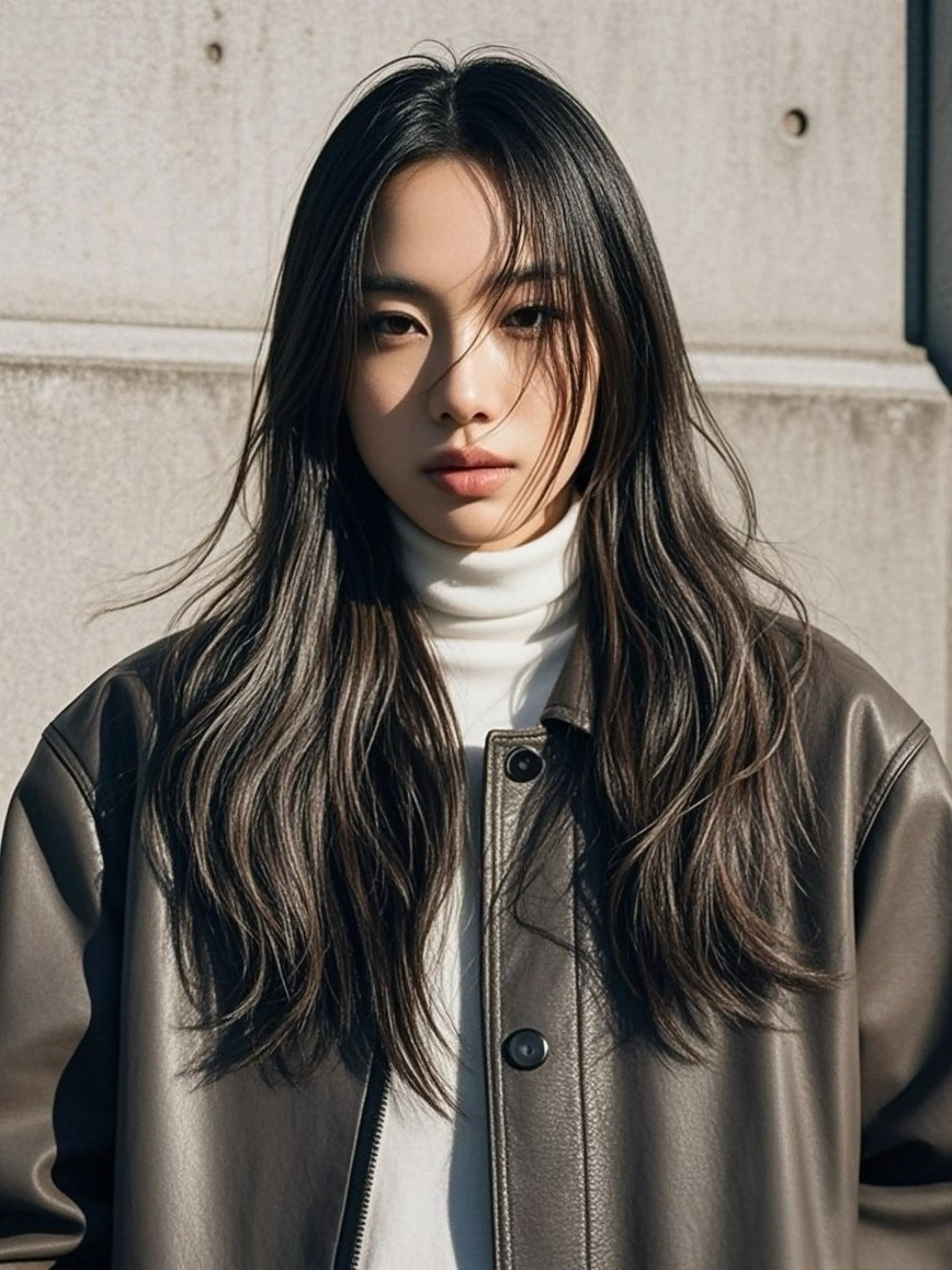 ロング ショートボブ アッシュ ボブ くびれヘア ハッシュカット カット ヘアカラー トリートメント ウルフカット 811 大阪梅田 ウルフのヘアスタイル