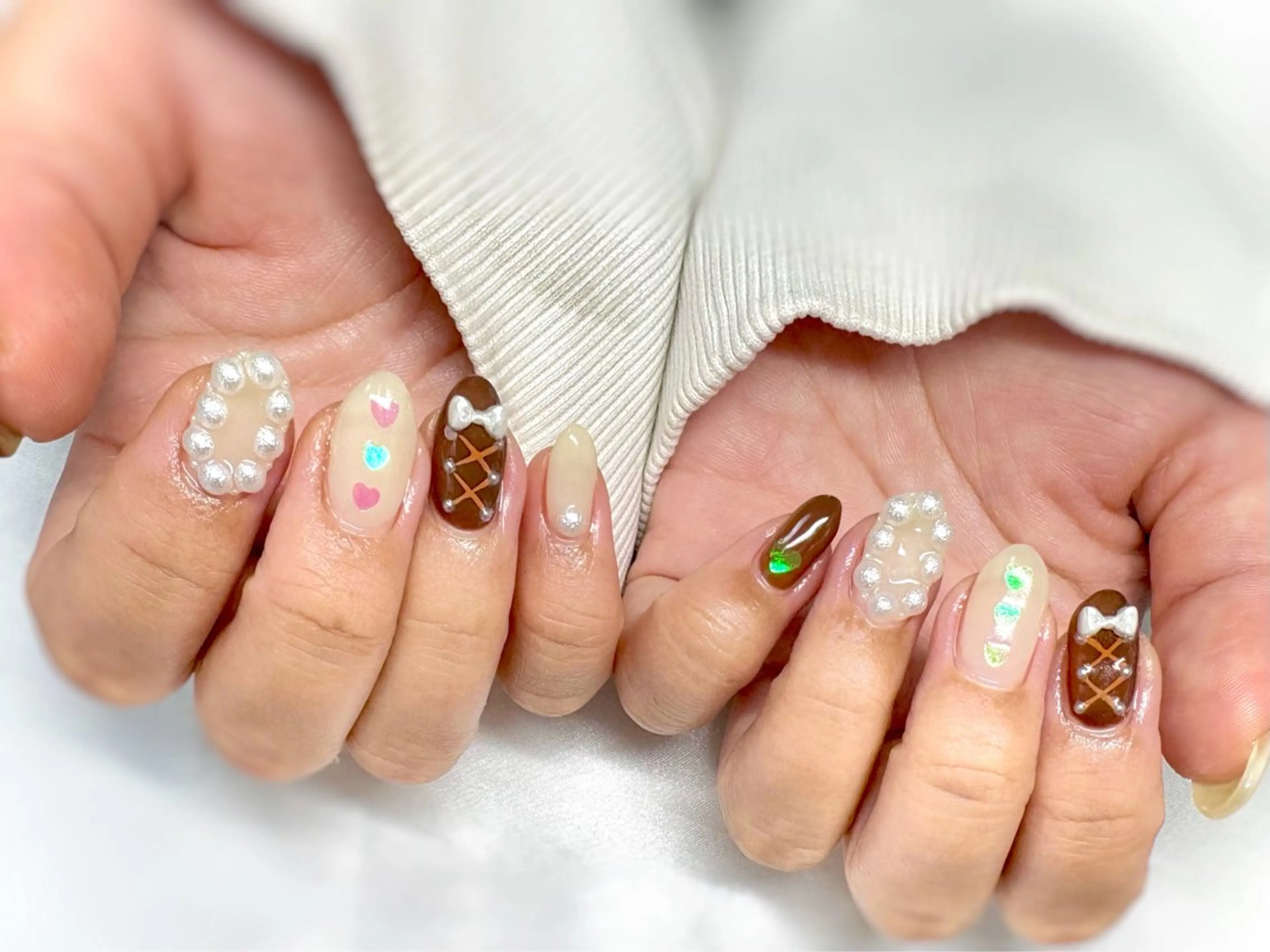 ネイル ハンドネイル Nail salon Cielel⟡Ayaのネイルデザイン