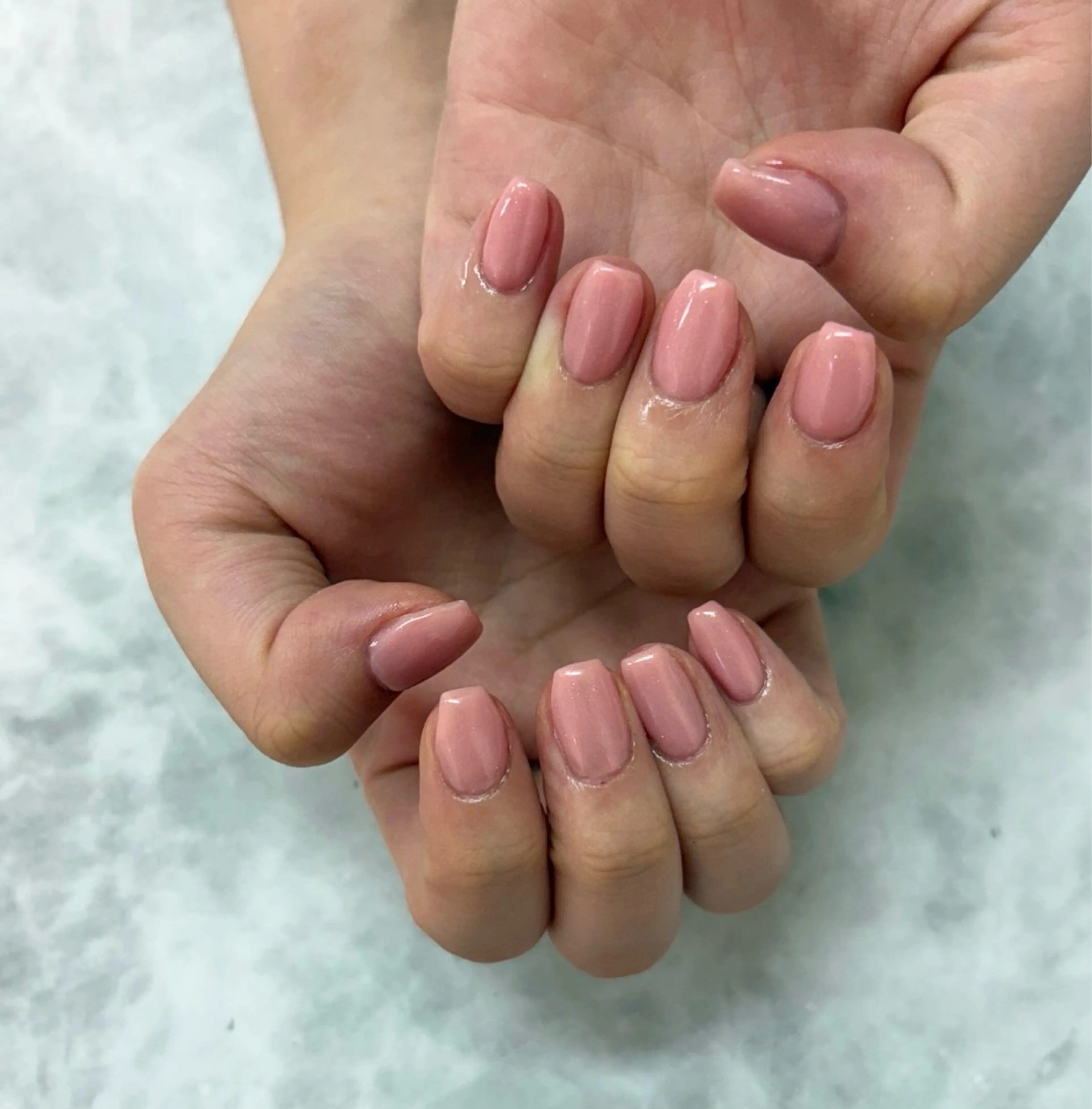 ネイル ワンカラーネイル Bianca関内 USUI🐢のネイルデザイン