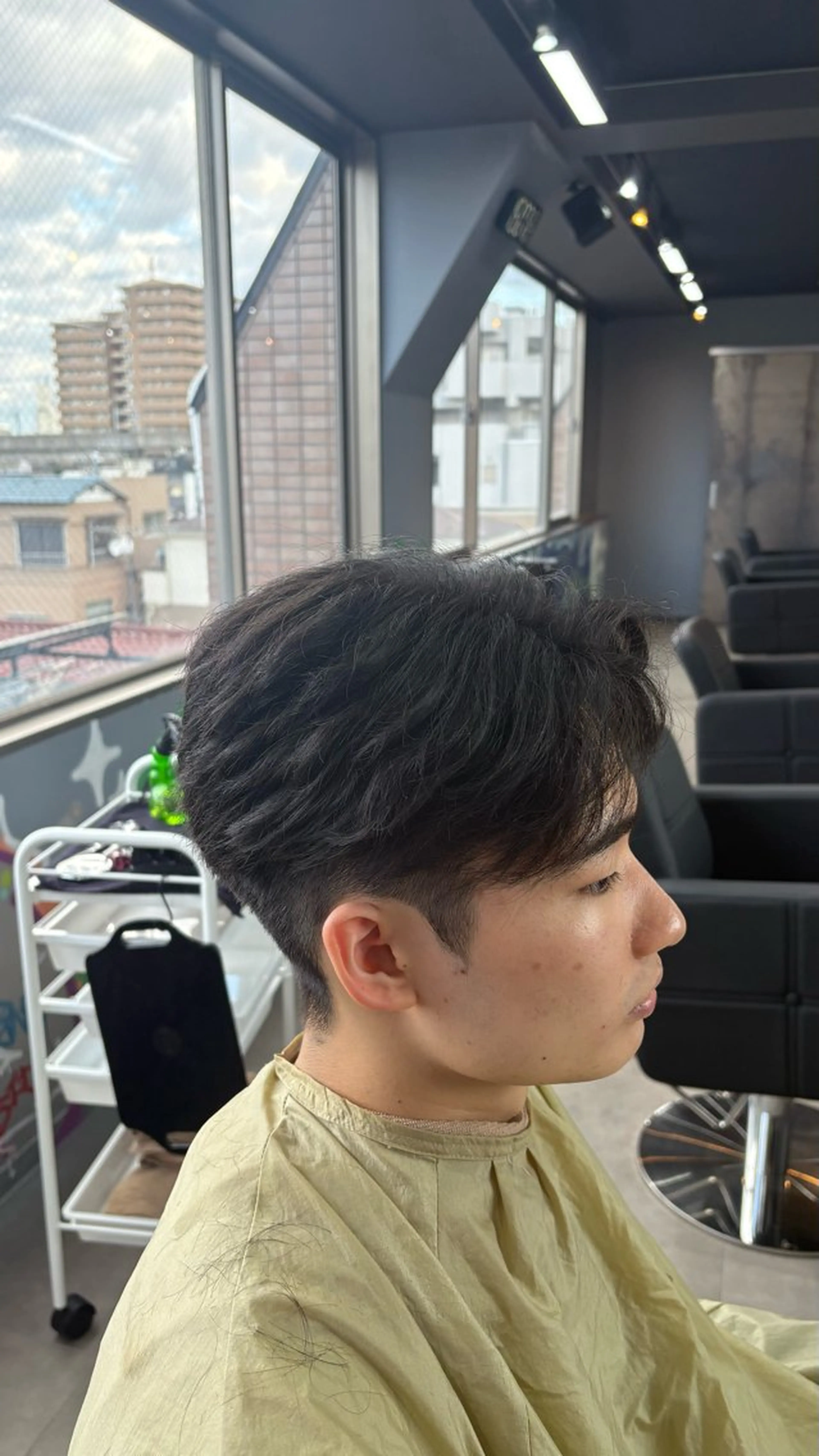 ミディアム くせ毛 永倉 迅人 /メンズカットパーマのヘアスタイル