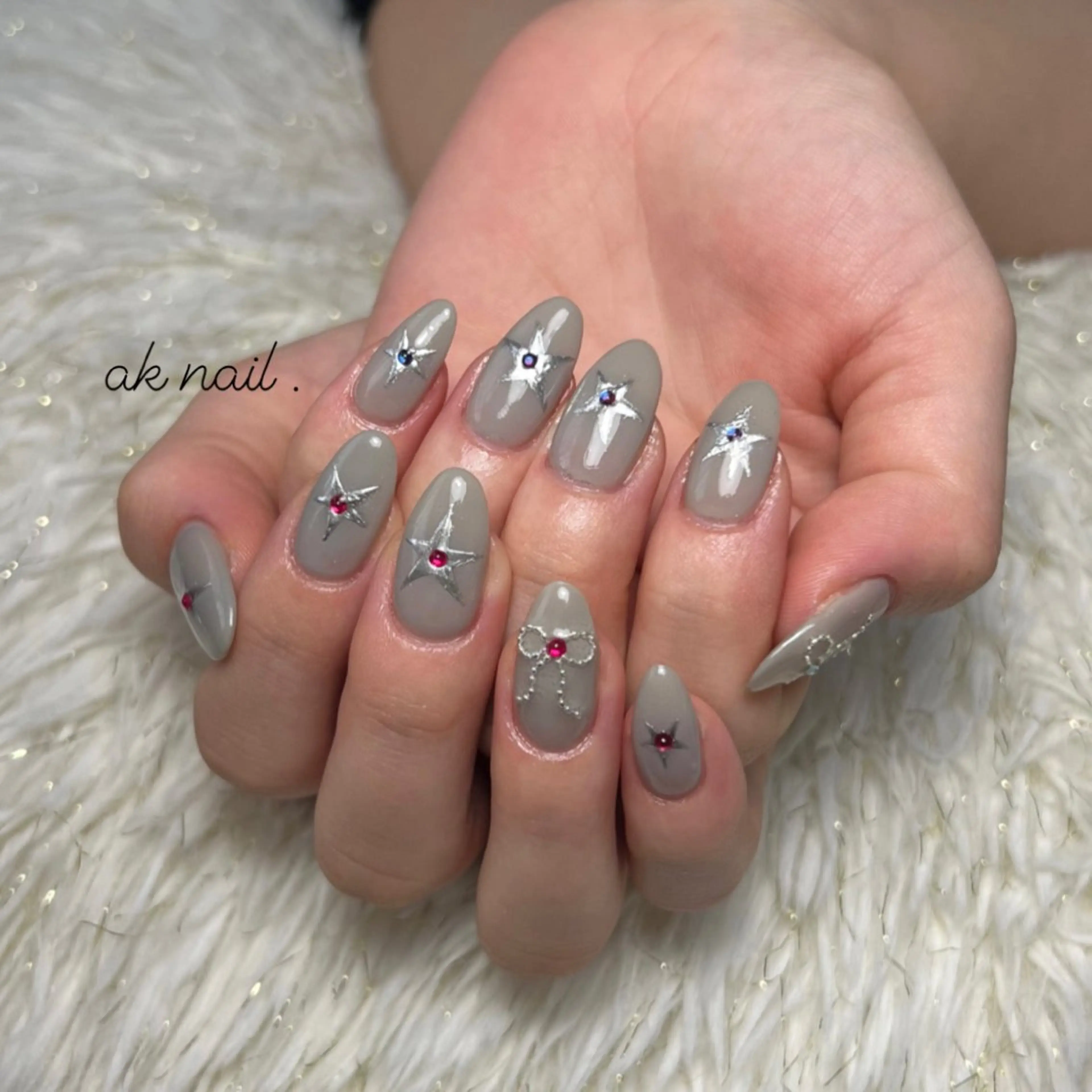 ネイル ハンドネイル ak nail .のネイルデザイン