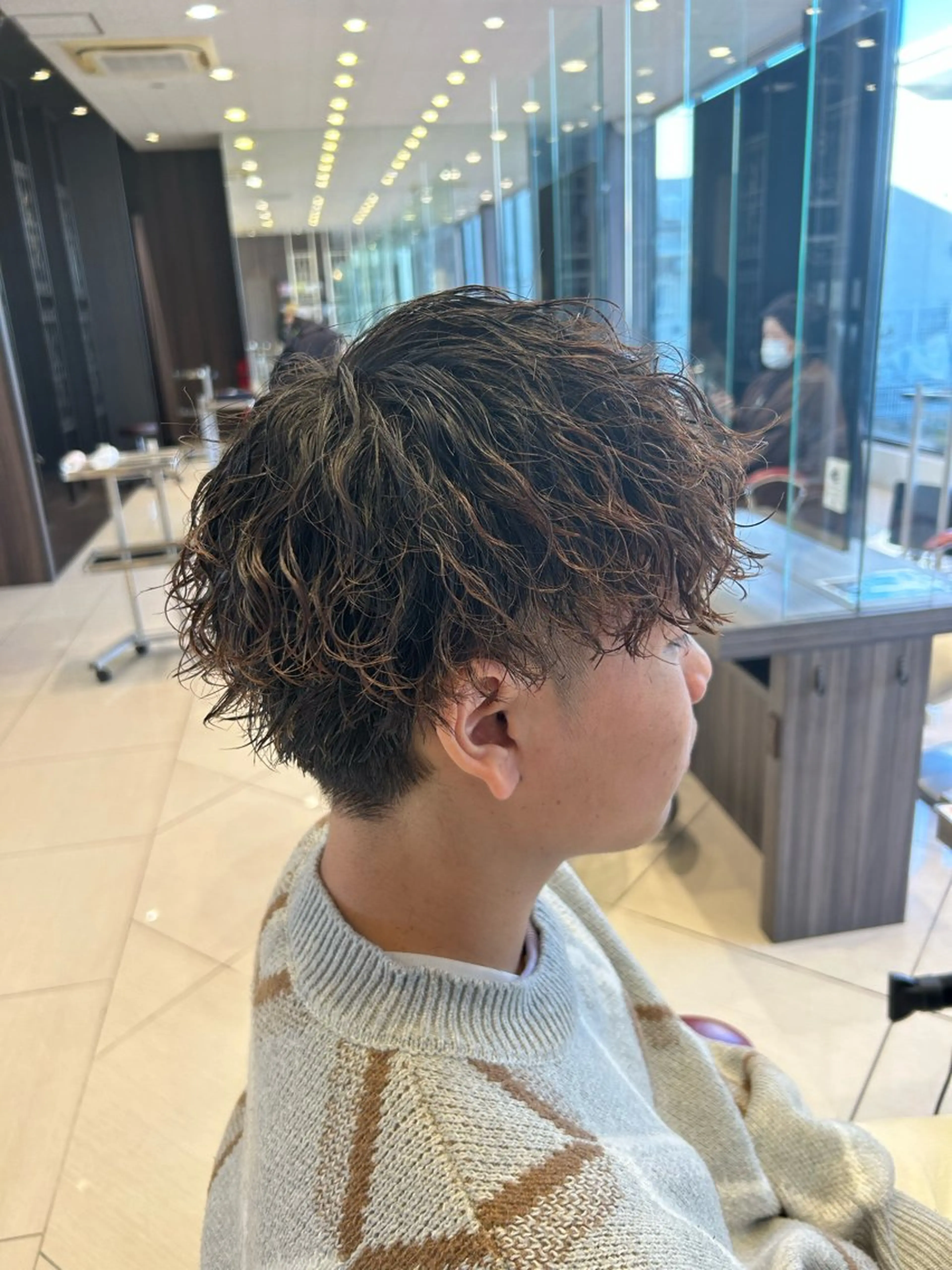 ショート パーマ メンズ メンズ専門 米山諒✂️のヘアスタイル