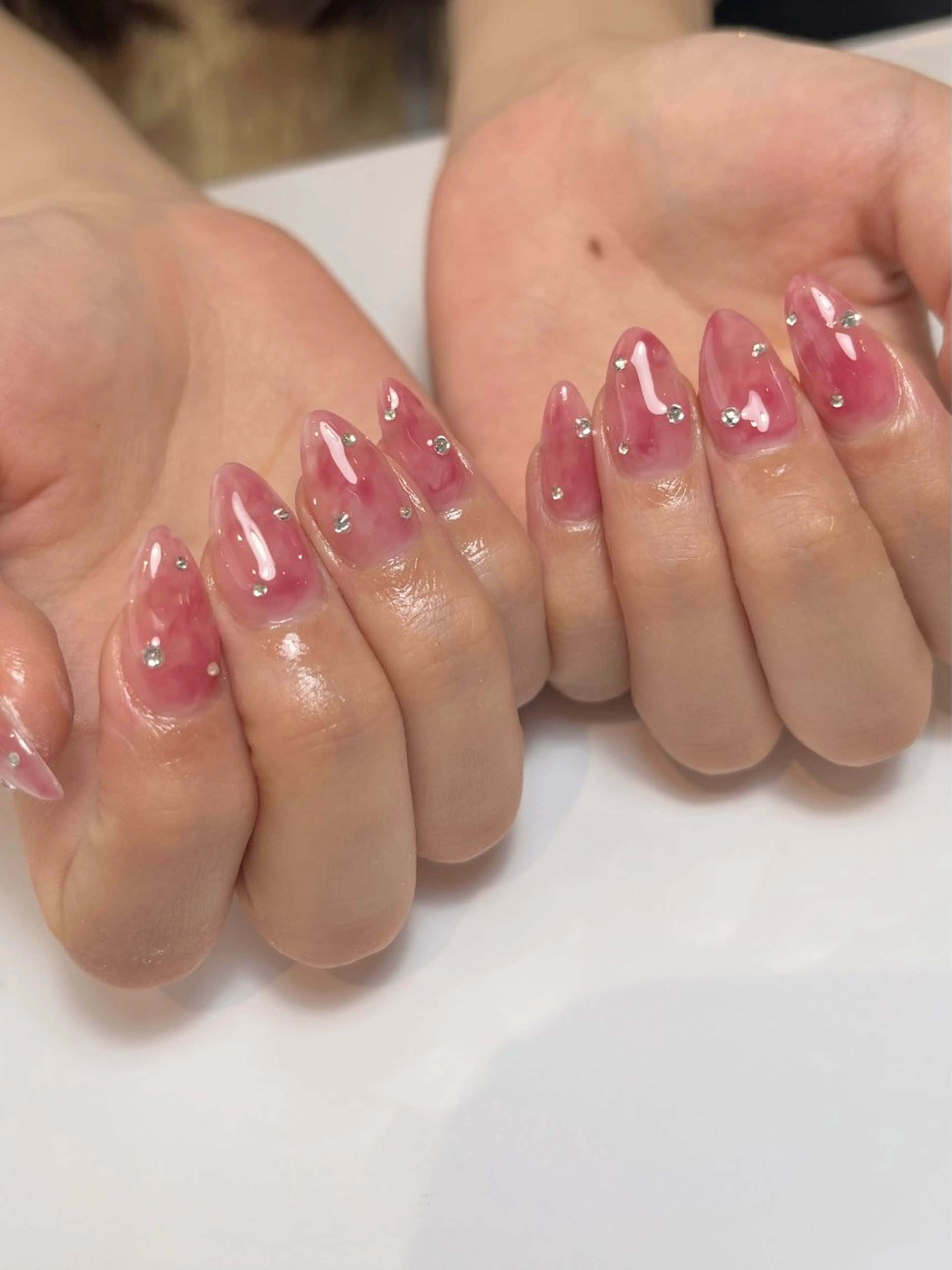 ネイル アートネイル ストーンネイル ハンドネイル ballie／小野原 なつみのネイルデザイン