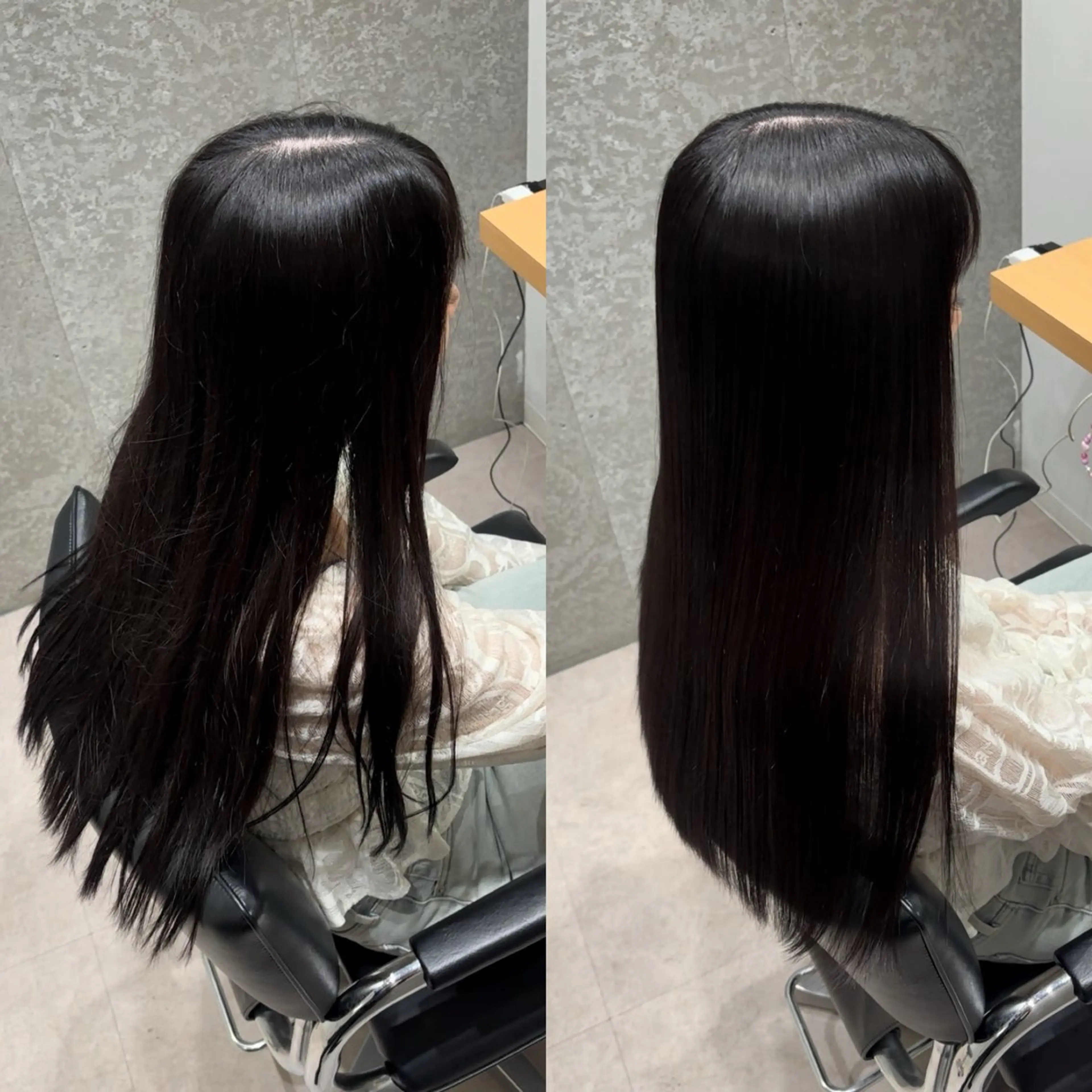 セミロング 髪質改善 トリートメント トリートメント ヘッドスパ 髪質改善ヘアケア 艶髪特化/上田のヘアスタイル