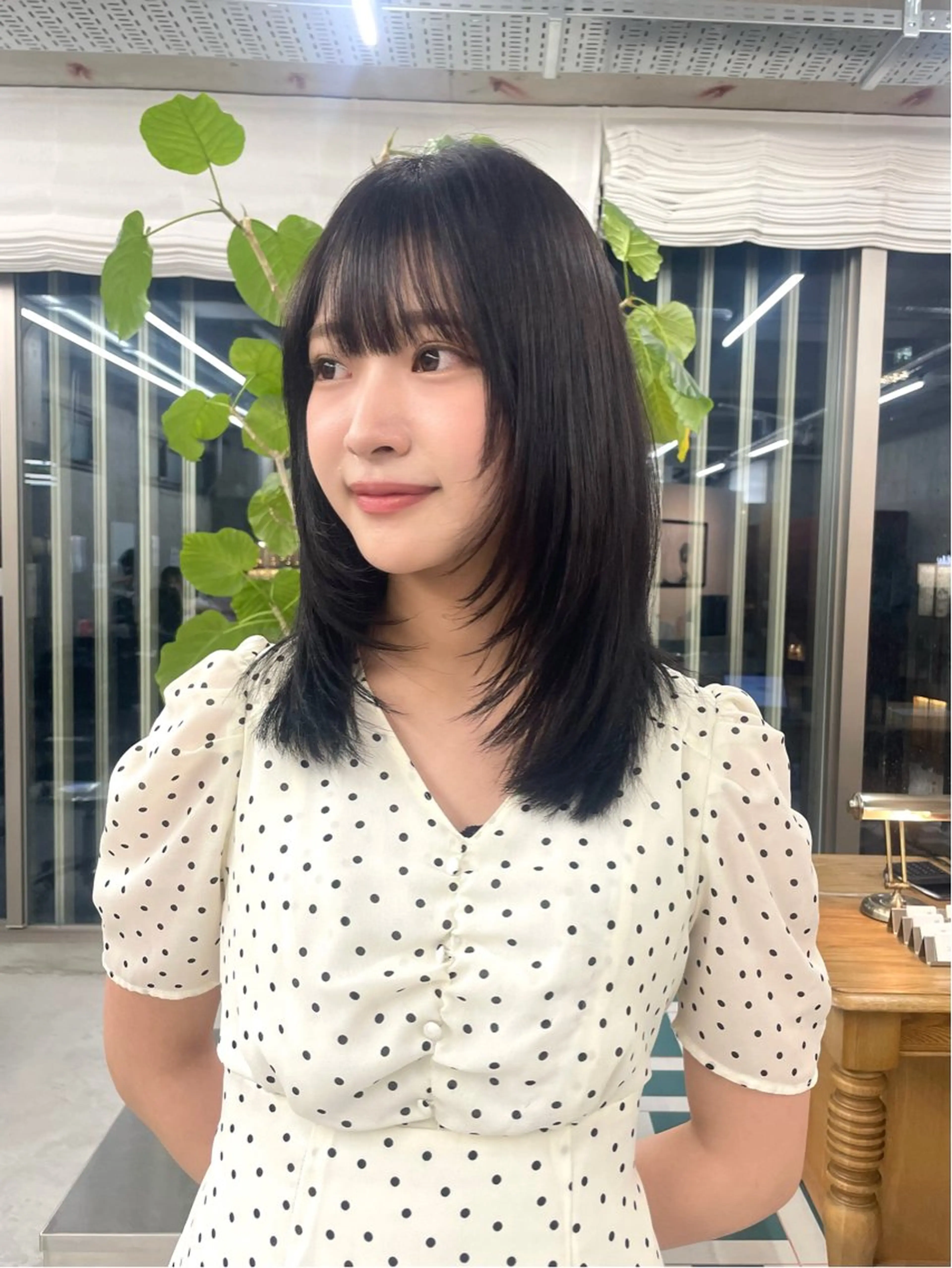 ミディアム カラー RIN🎀レイヤー/ ボブ/オリーブカラーのヘアスタイル