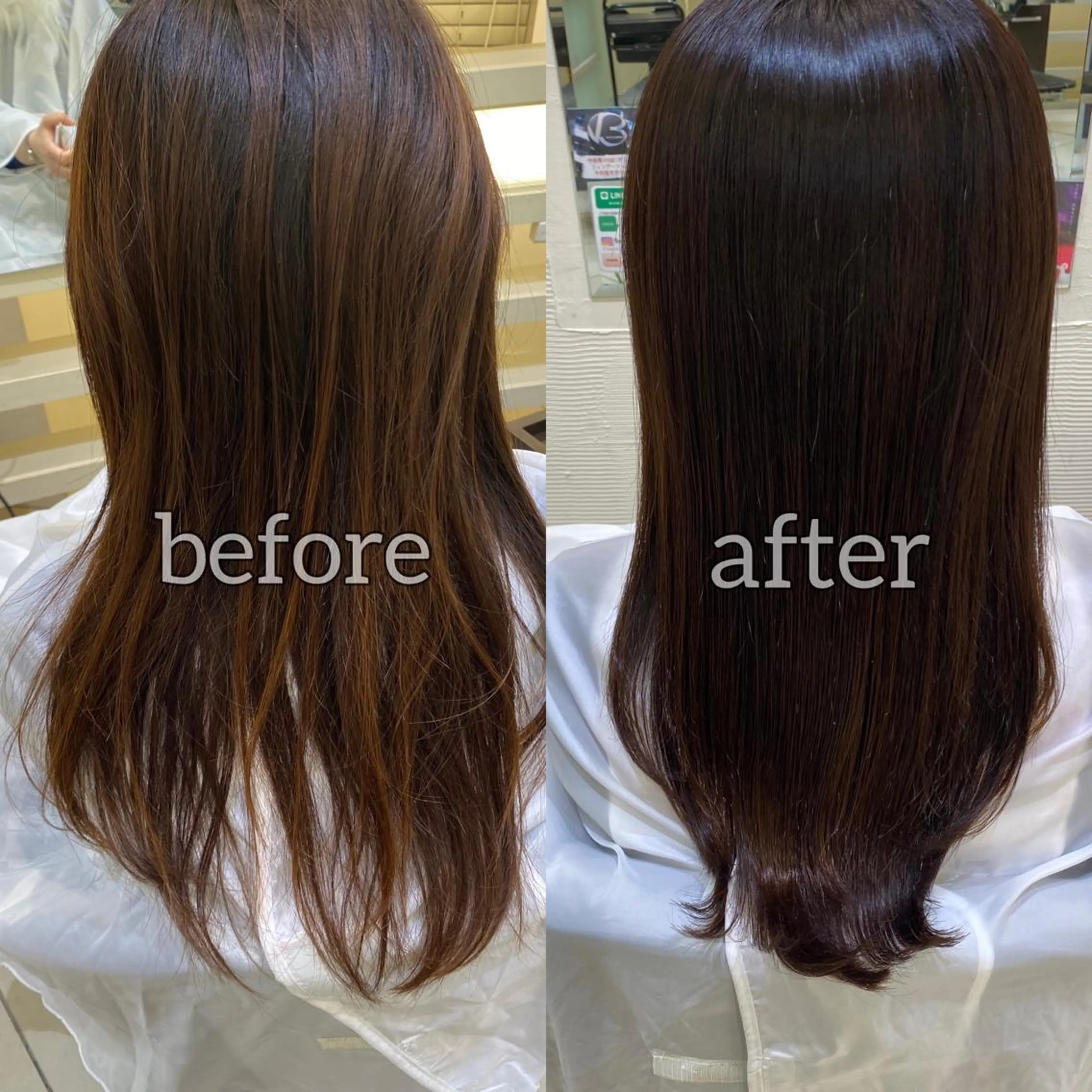 セミロング marju銀座 マージュギンザのヘアスタイル