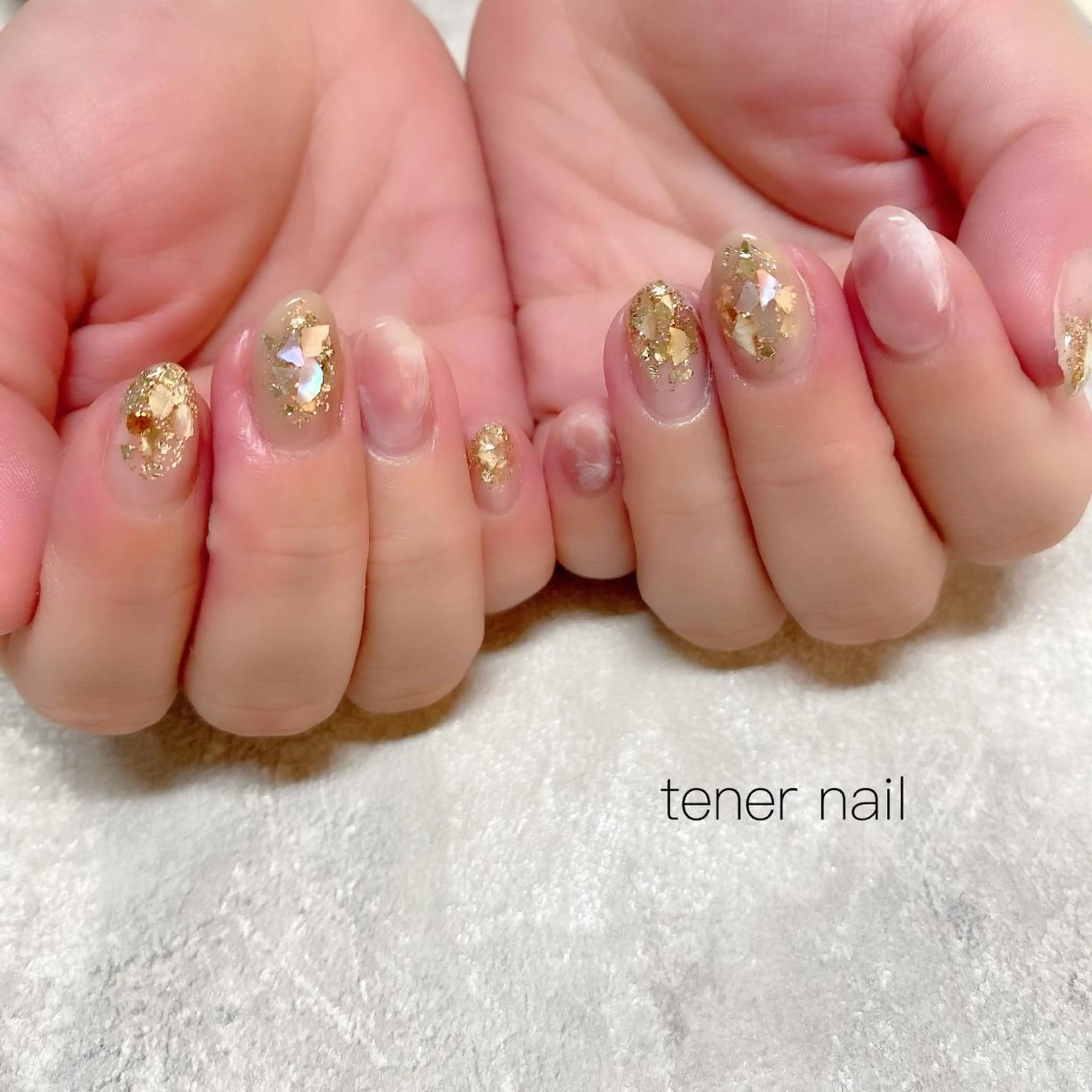 ネイル 大理石ネイル(マーブル) テネルネイル tener nailのネイルデザイン